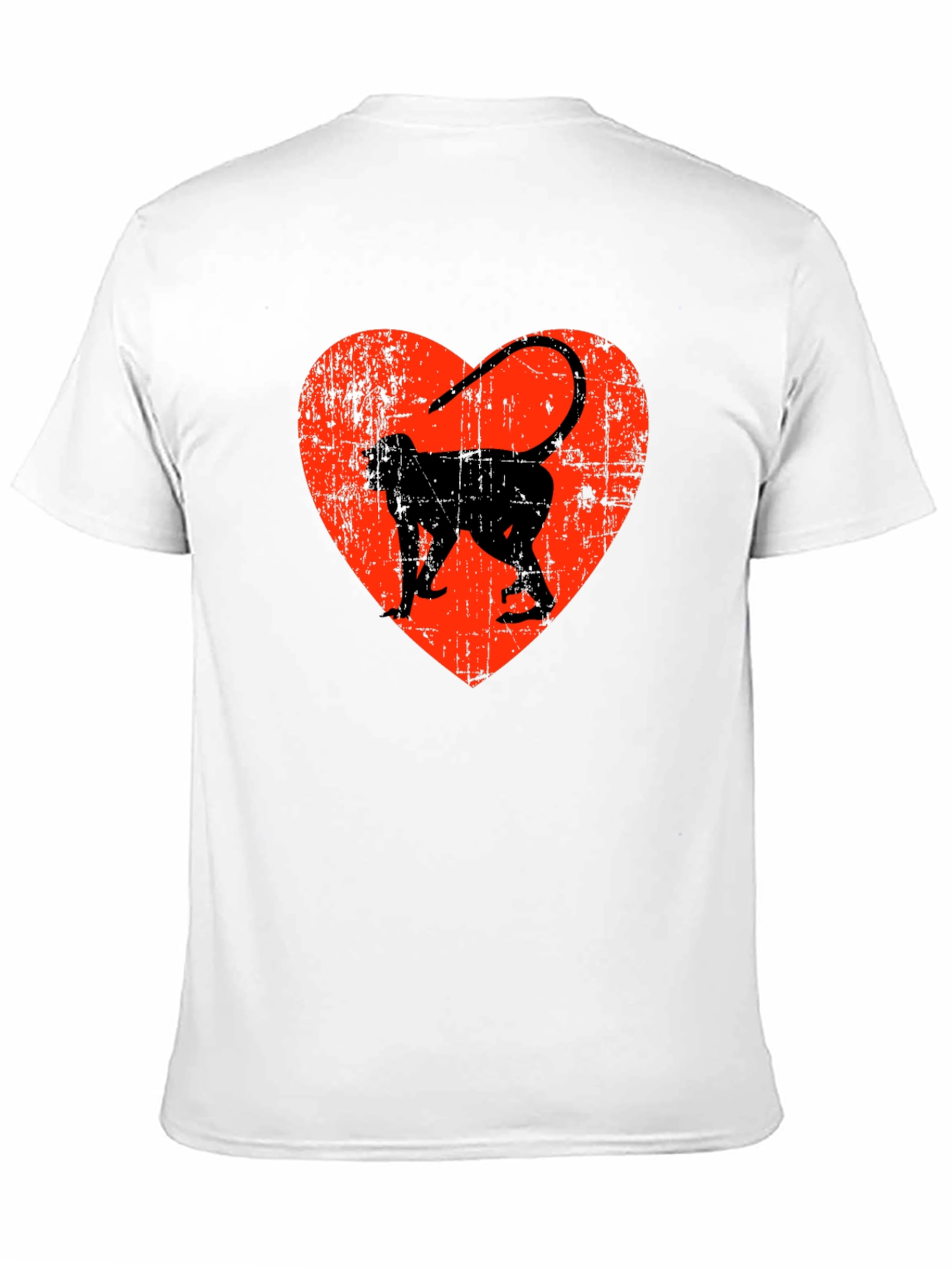 Black Monkey Heart Graphic T-Shirt view 11