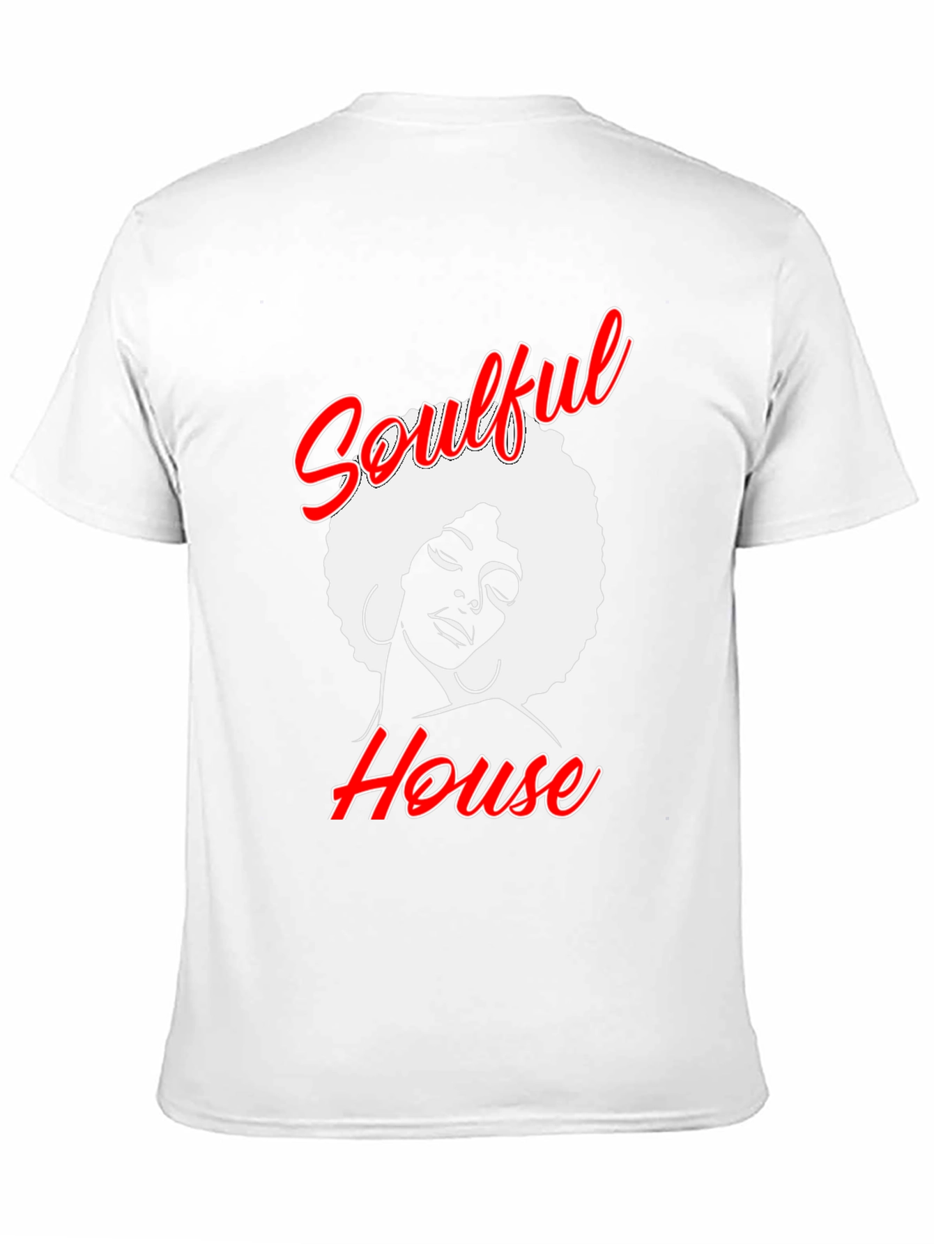 Black Soulful House Graphic T-Shirt - Black view 11