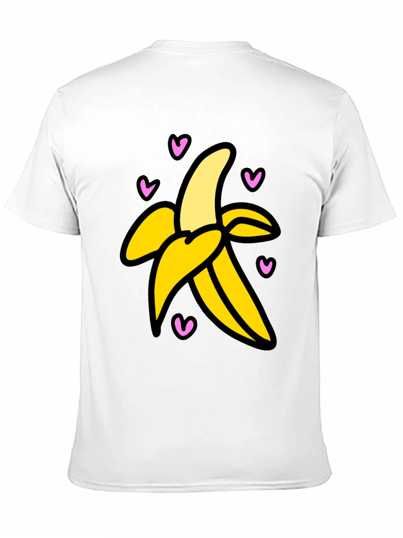 Black Banana Love Graphic Tee - Black Cotton T-Shirt view 11