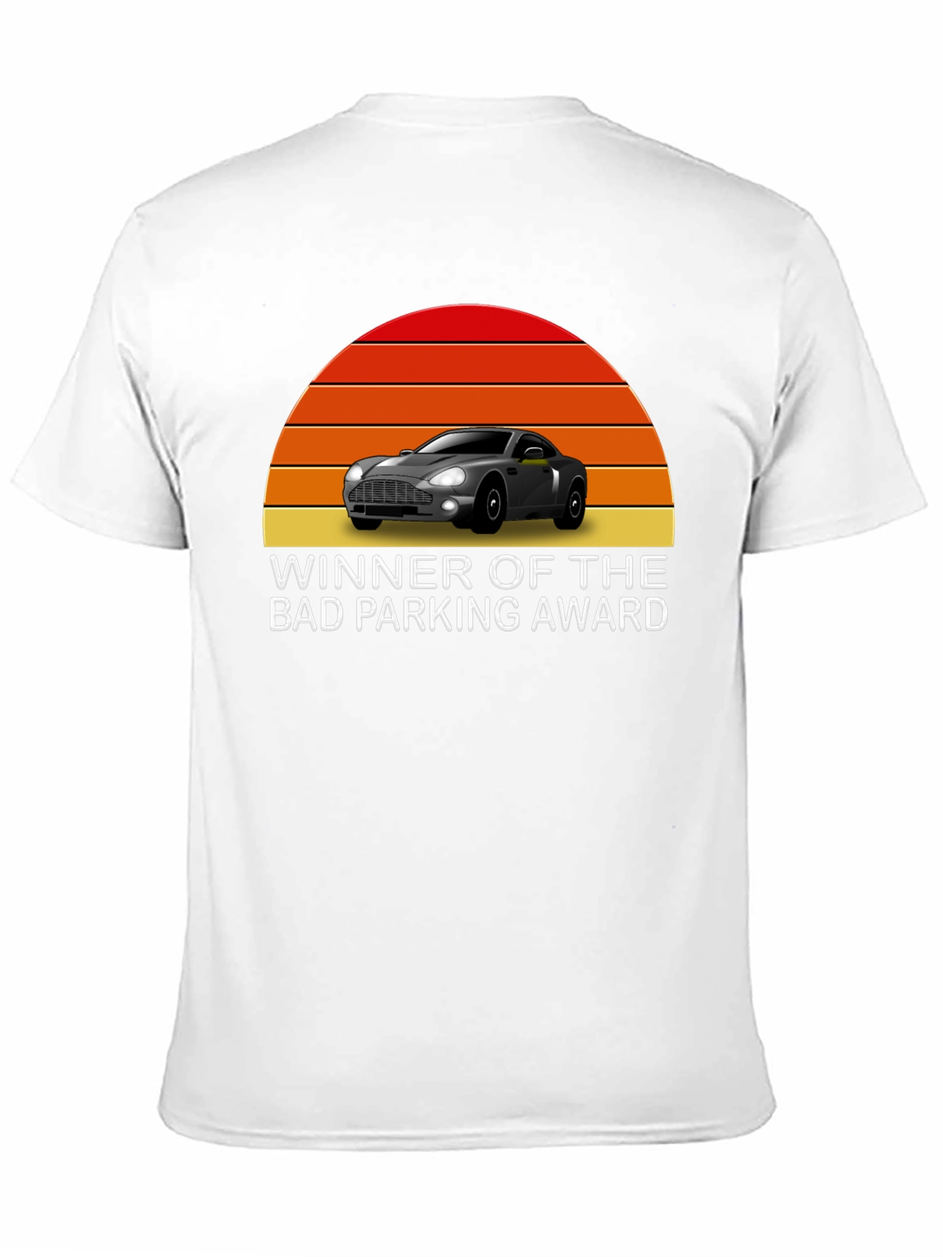 Black Bad Parking Award Graphic Tee view 11