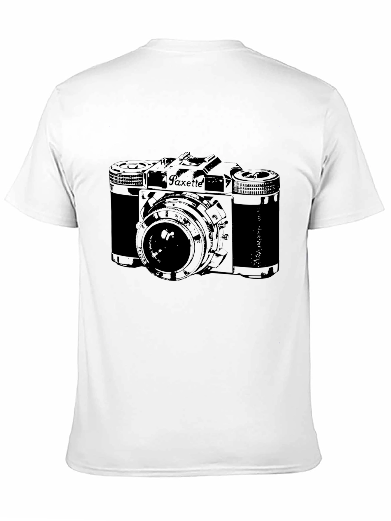 Black Vintage Camera Graphic Tee - Classic Style view 11