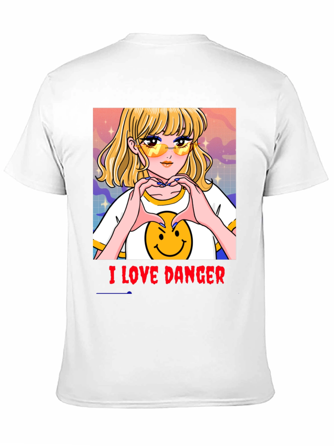 I Love Danger Anime T-Shirt - 11