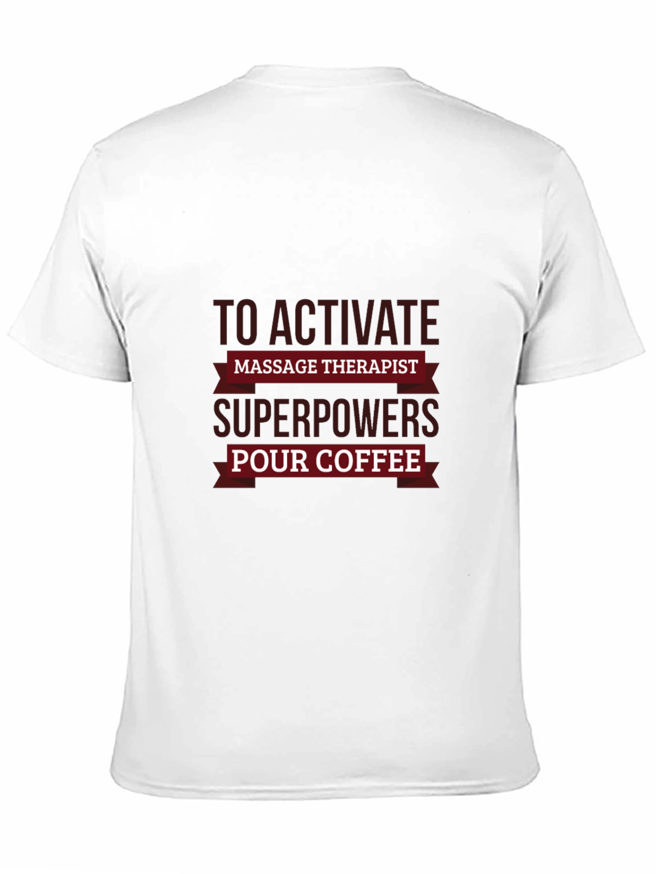 Black Massage Therapist Superpowers Coffee Black T-Shirt view 11