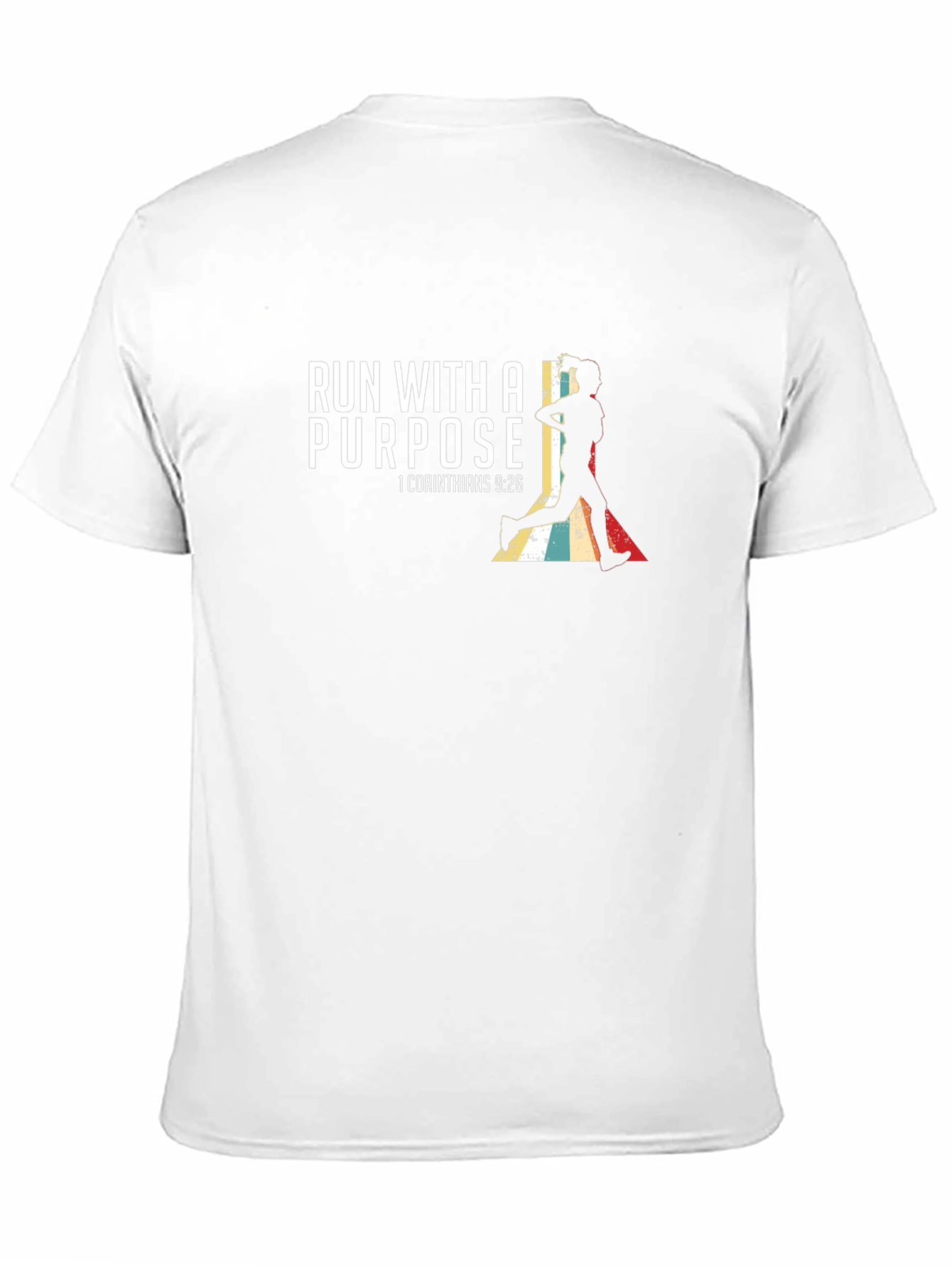 Black Run With a Purpose T-Shirt, Christian Motivation view 11