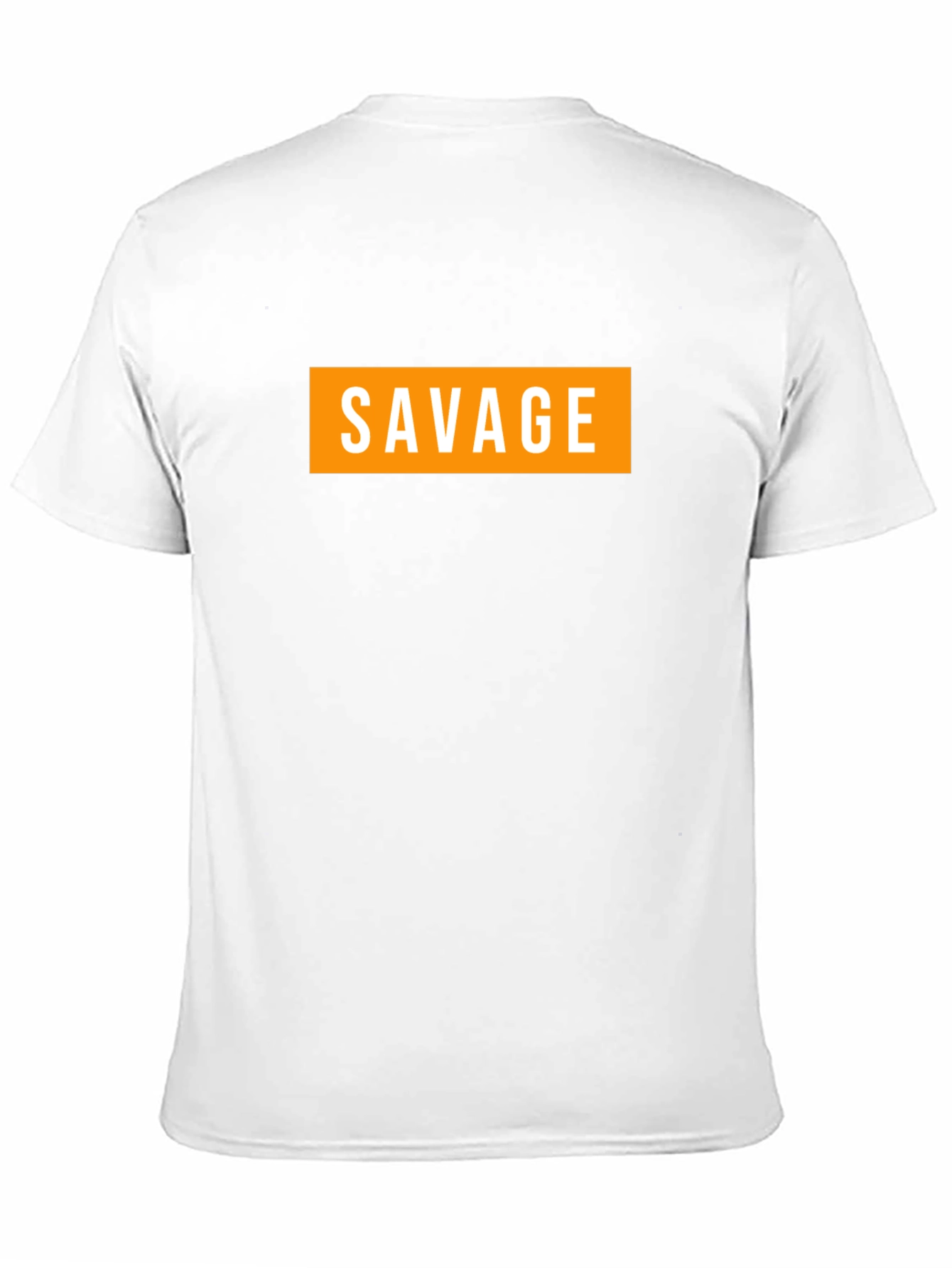 Black Men's Savage Graphic Tee - Bold Streetwear Style view 11