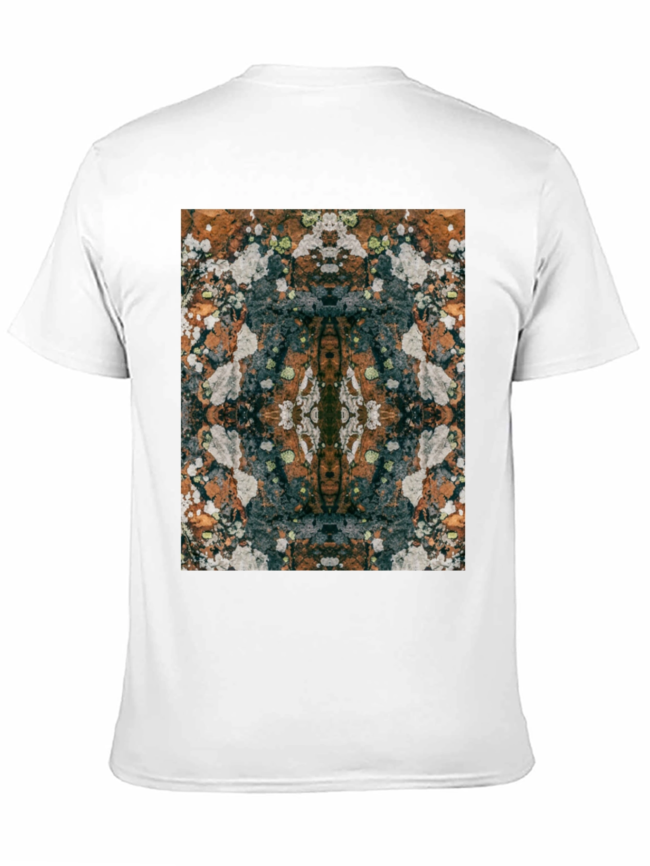 Black Abstract Graphic Print T-Shirt view 11