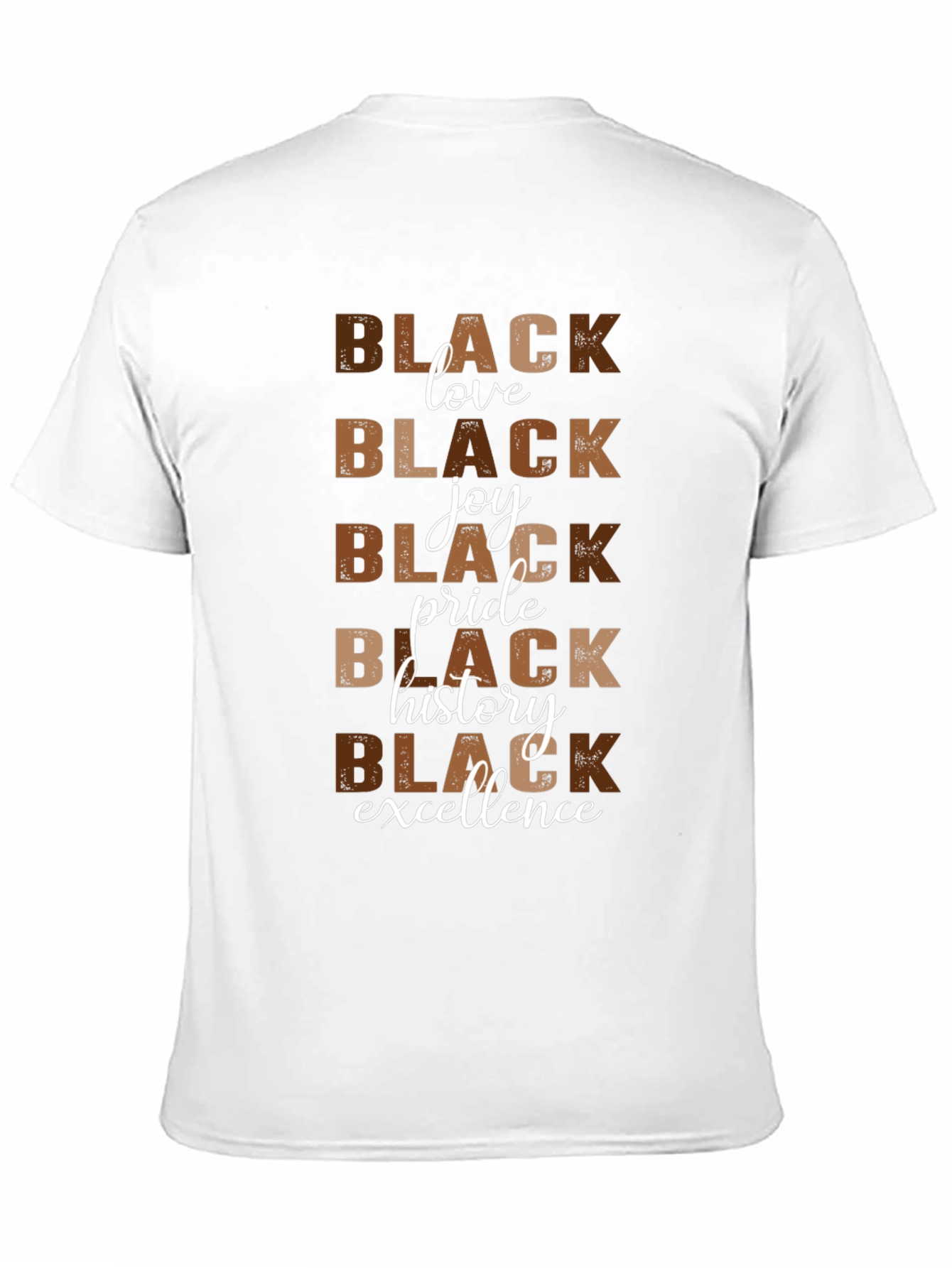Black Black History Pride Excellence T-Shirt view 11