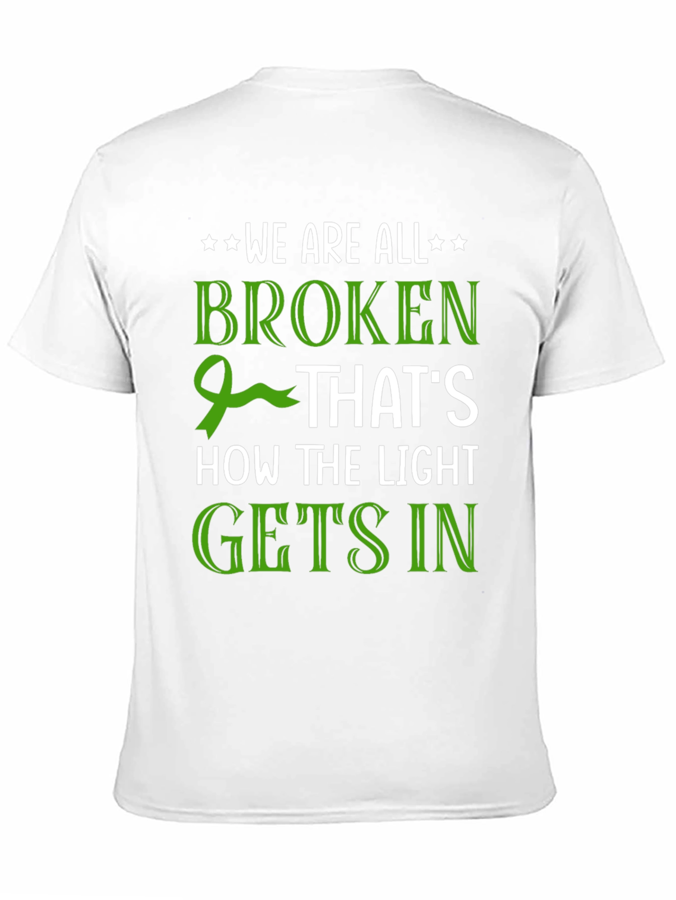 Black Broken: How the Light Gets In T-Shirt view 11