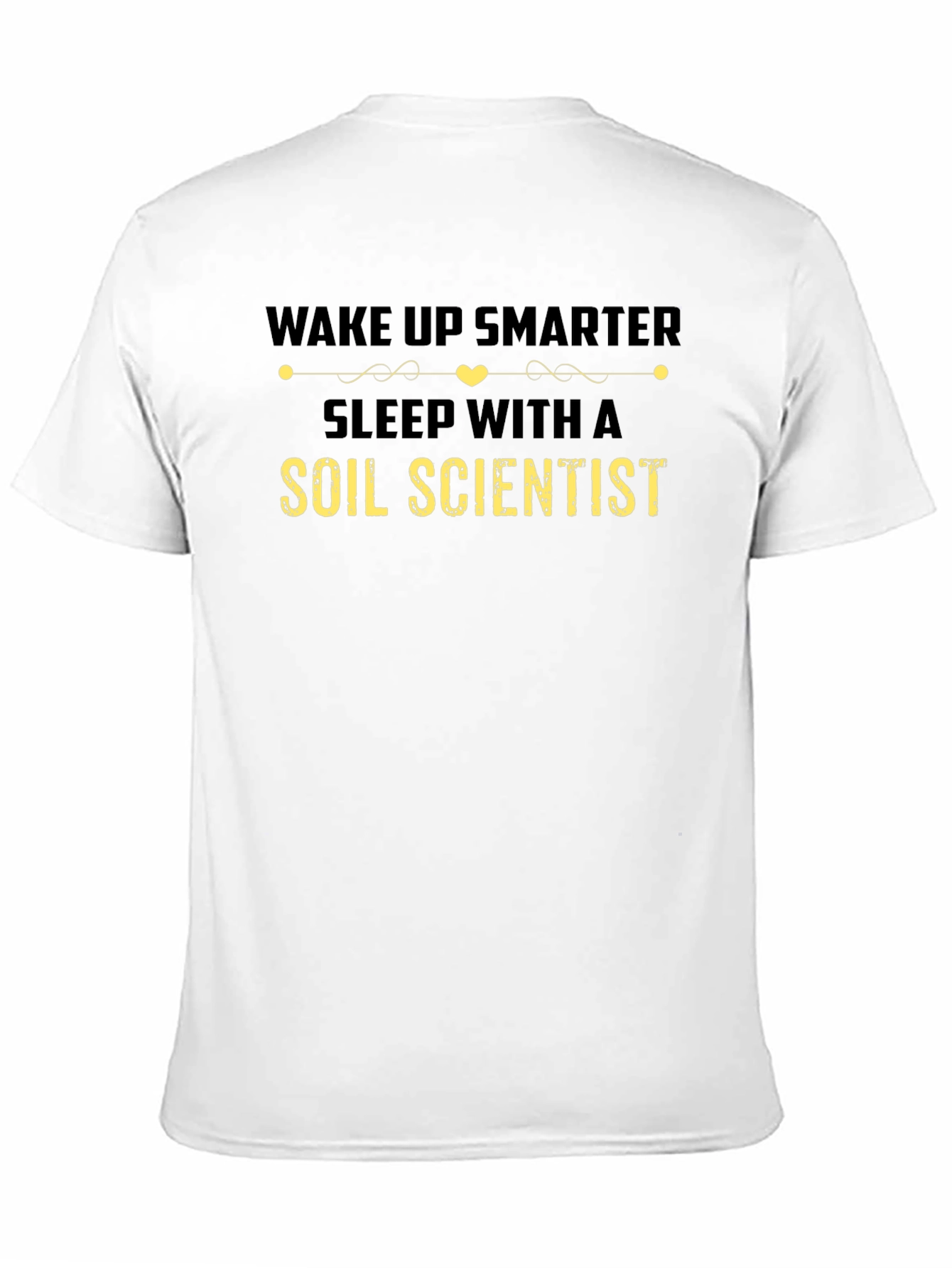 Black Wake Up Smarter Soil Scientist Black T-Shirt view 11