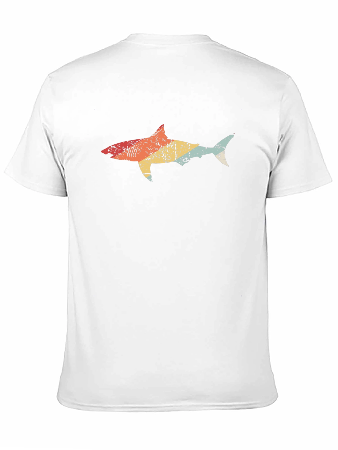 Black Vintage Shark Graphic Tee - Retro Style view 11