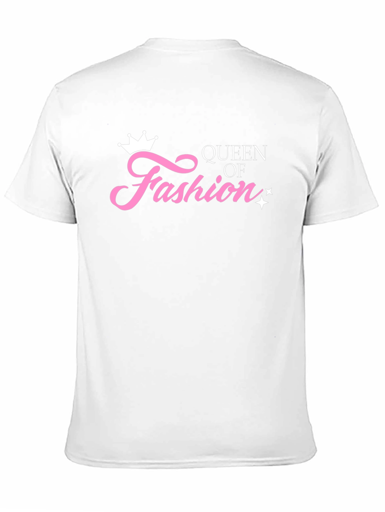 Black Queen of Fashion Graphic Tee - Black Cotton T-Shirt view 11