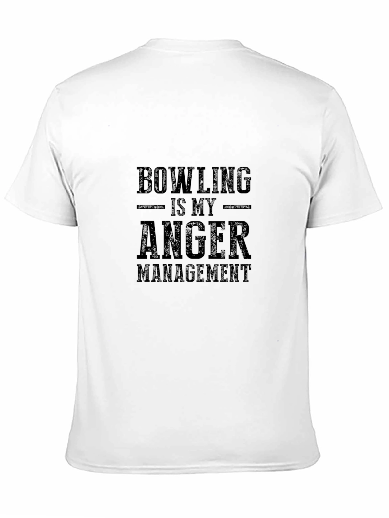 Black Bowling is My Anger Management T-Shirt view 11