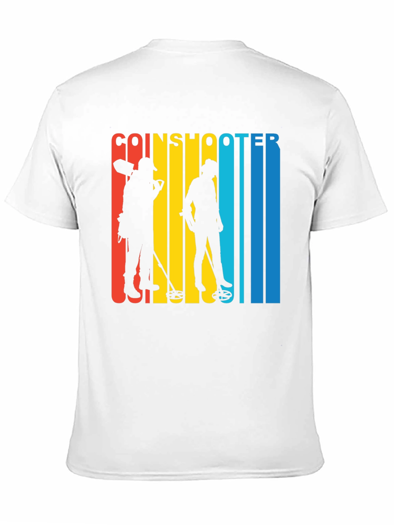 Black Coinshooter Retro Graphic T-Shirt view 11