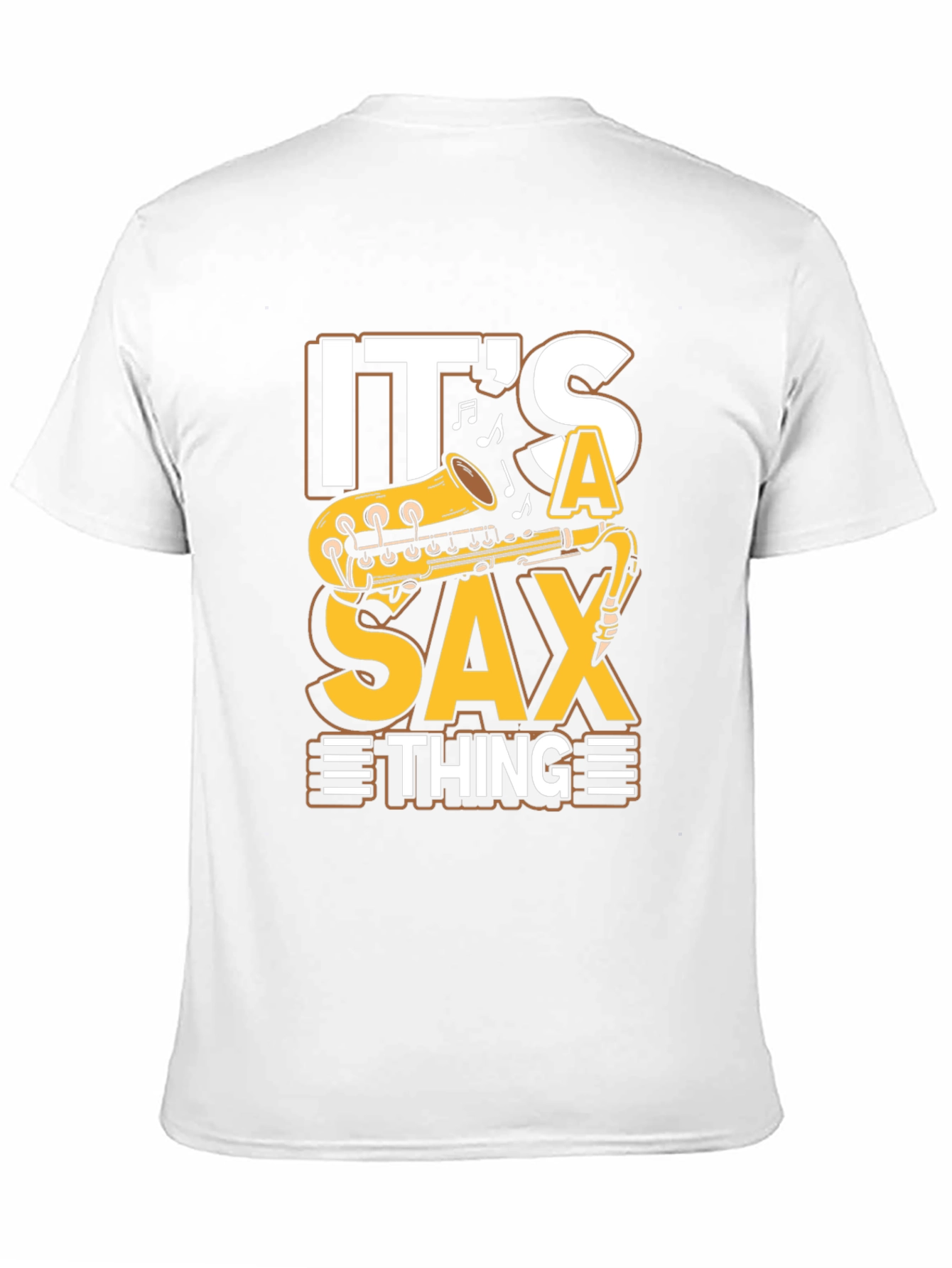 Black It's A Sax Thing T-Shirt - Musical Instrument Tee view 11