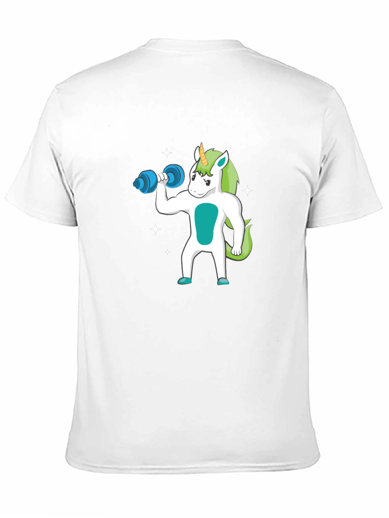 Black Unicorn Gym T-Shirt - Funny Fitness Apparel view 11