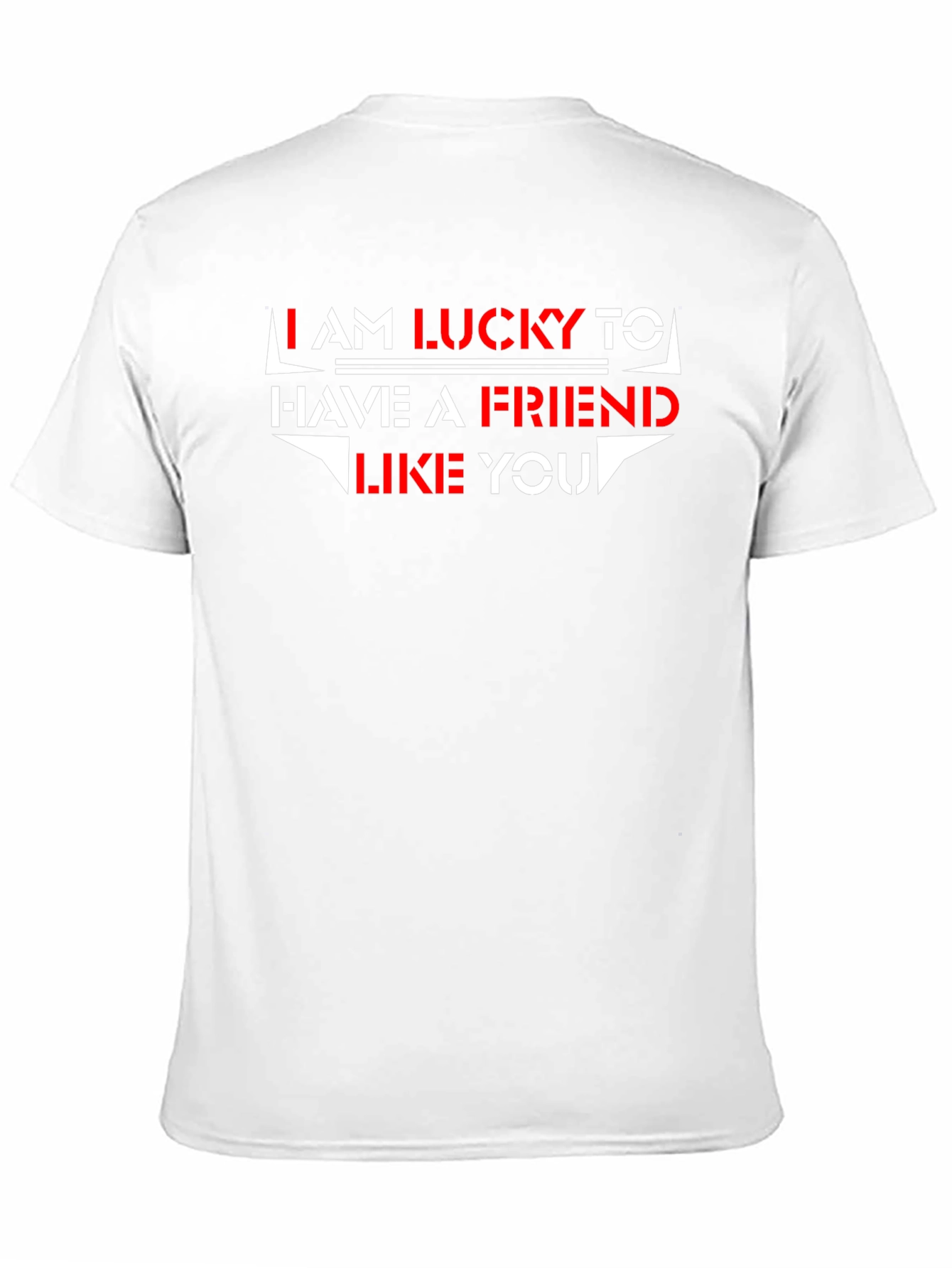 Black Lucky Friend Graphic Tee - Soft Cotton Blend view 11