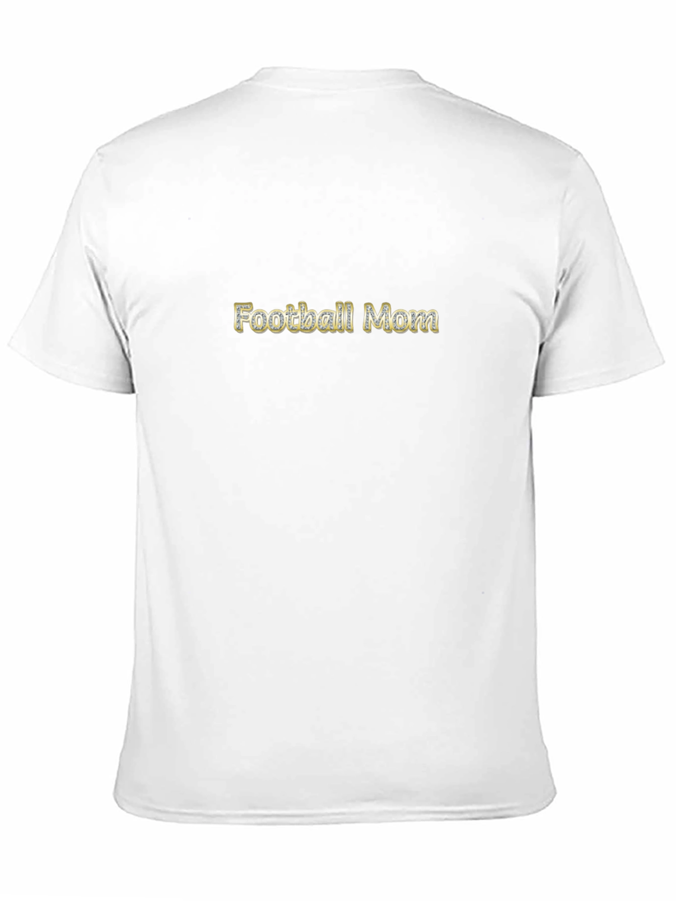 Black Football Mom Graphic Tee - Black Cotton T-Shirt view 11