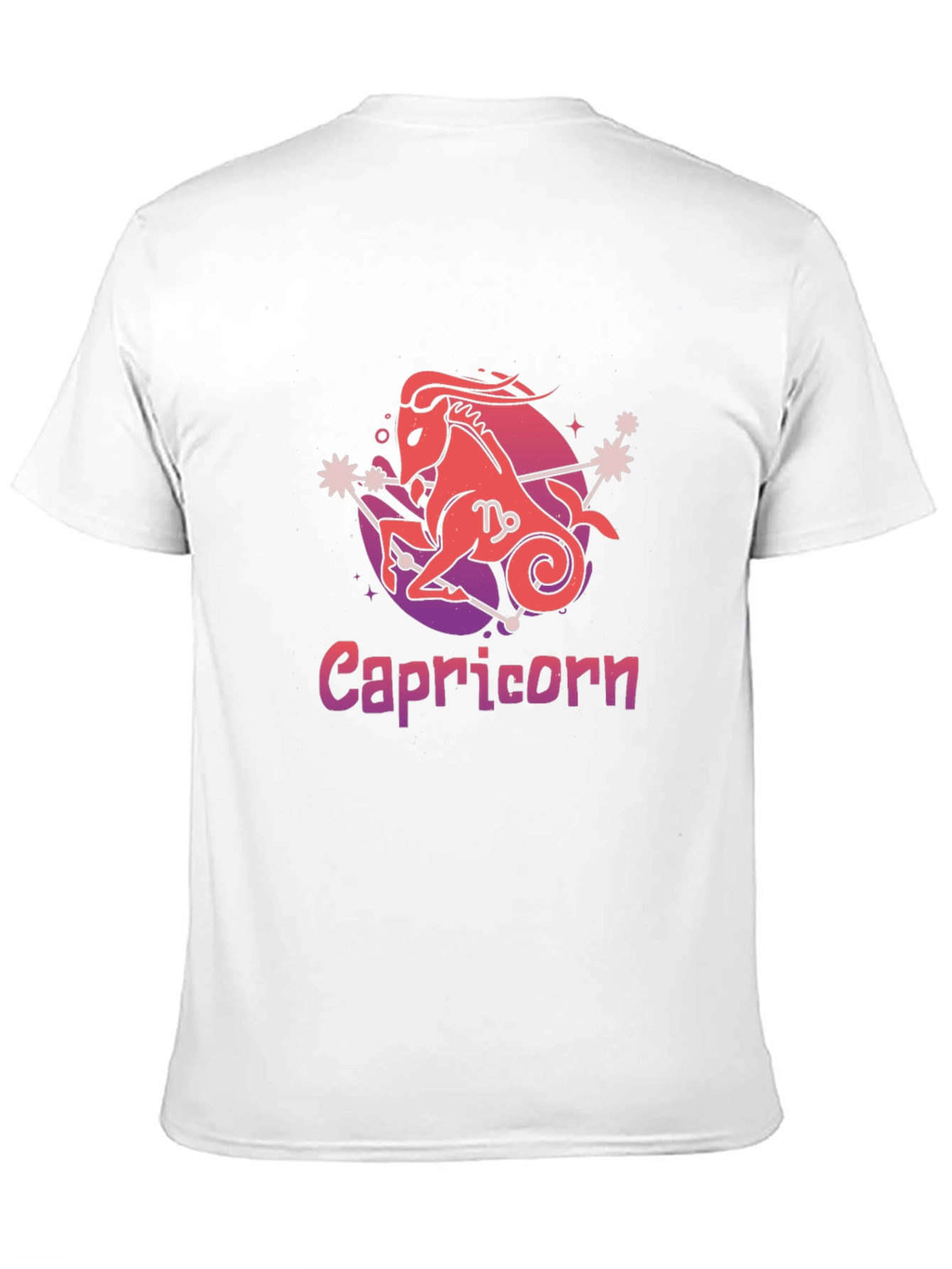 Black Capricorn Zodiac T-Shirt view 11