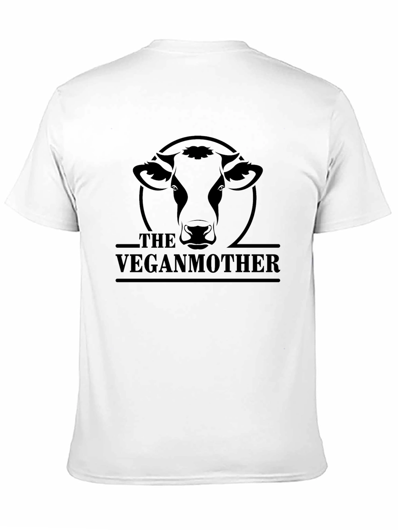 Black The Vegan Mother Graphic Tee - Black Cotton T-Shirt view 11