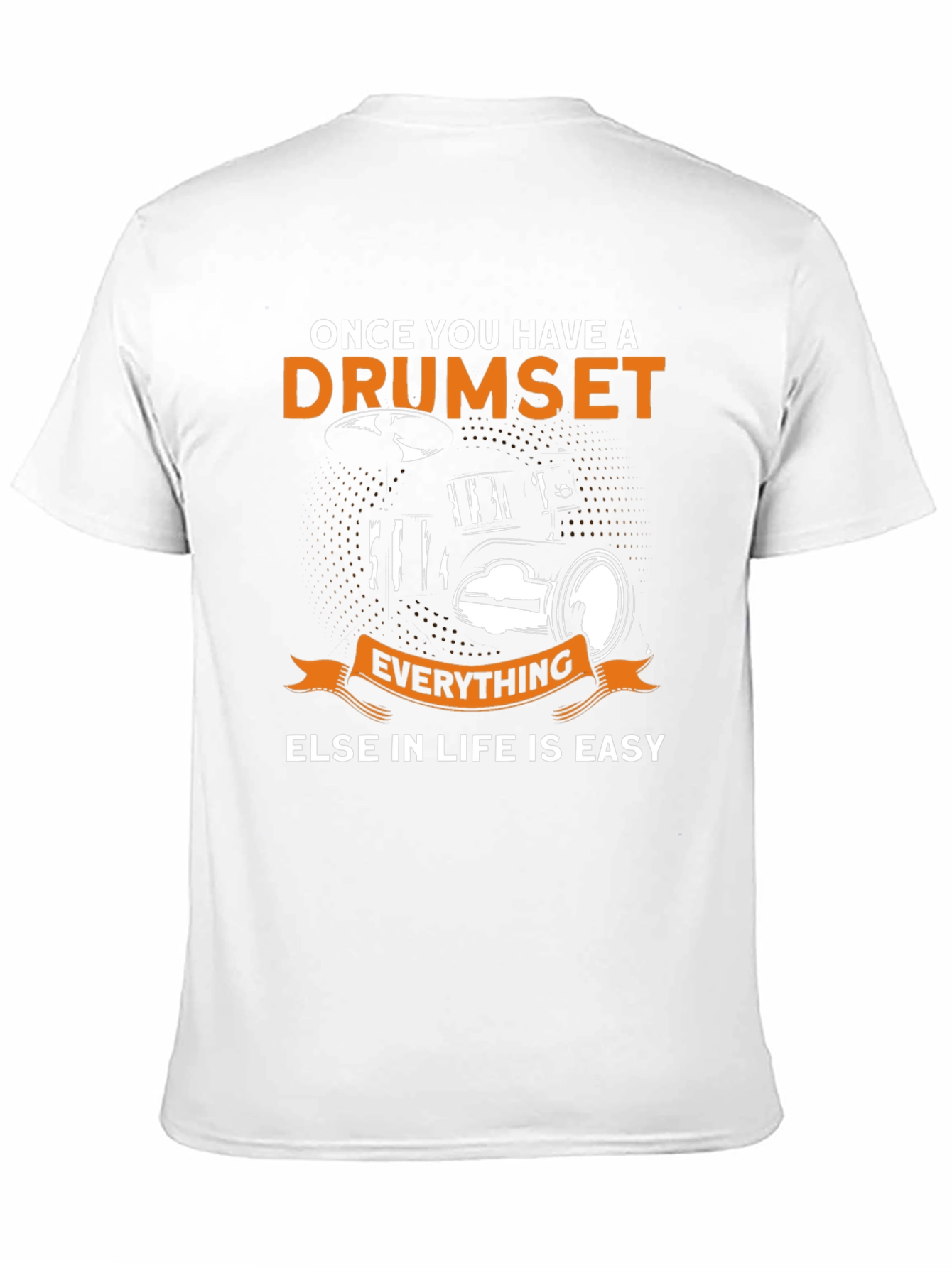 Black Drumset Life T-Shirt - Music Lover Tee view 11