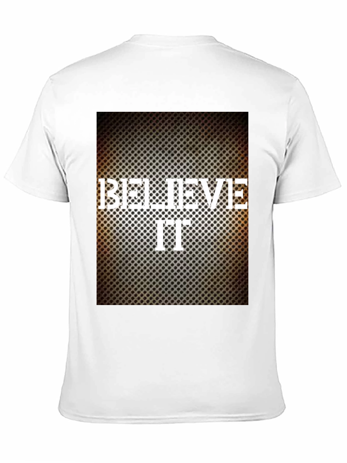 Black Believe It Graphic Print Black T-Shirt view 11