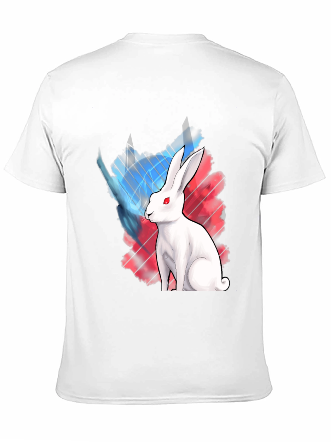 Black Rabbit Graphic Tee - Black Cotton Blend view 11