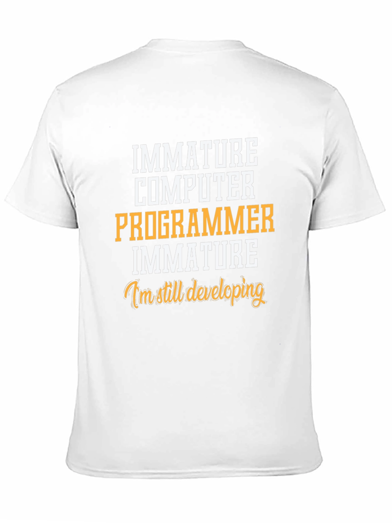 Black Immature Computer Programmer T-Shirt view 11