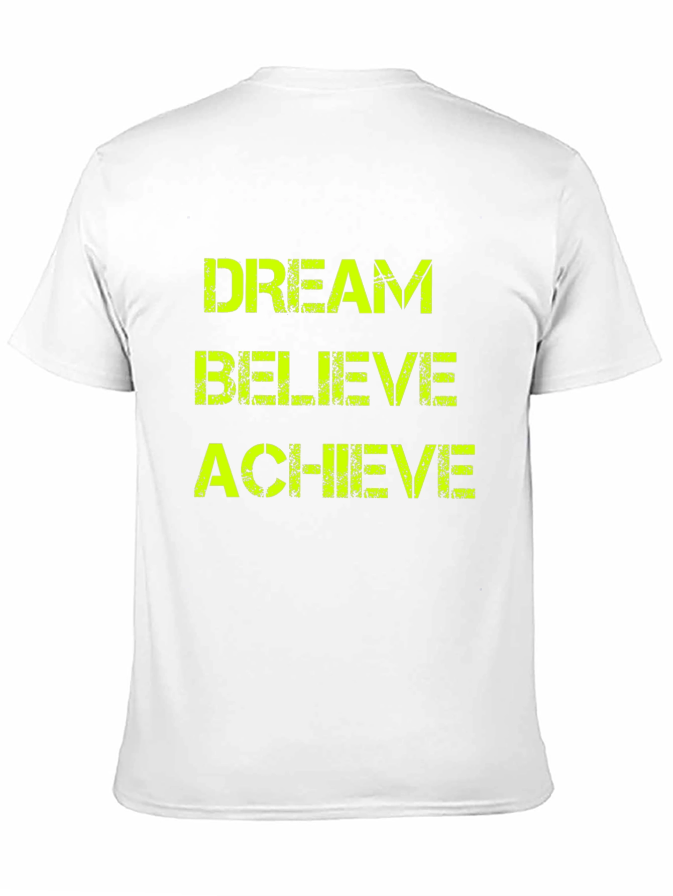 Black Dream Believe Achieve Graphic Tee - Black view 11