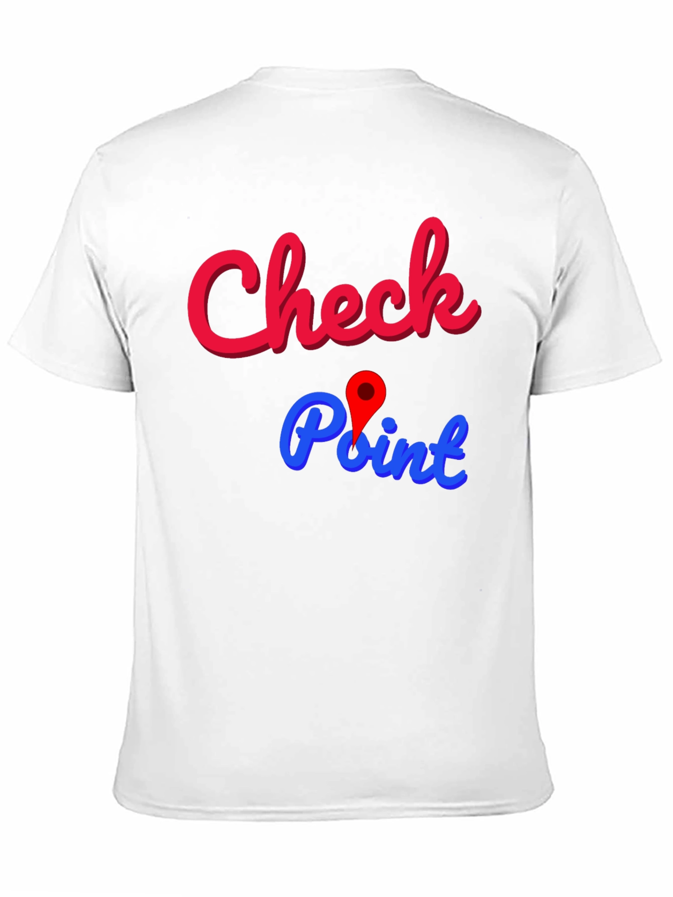 Black Check Point Graphic Tee - Stylish Cotton Blend view 11