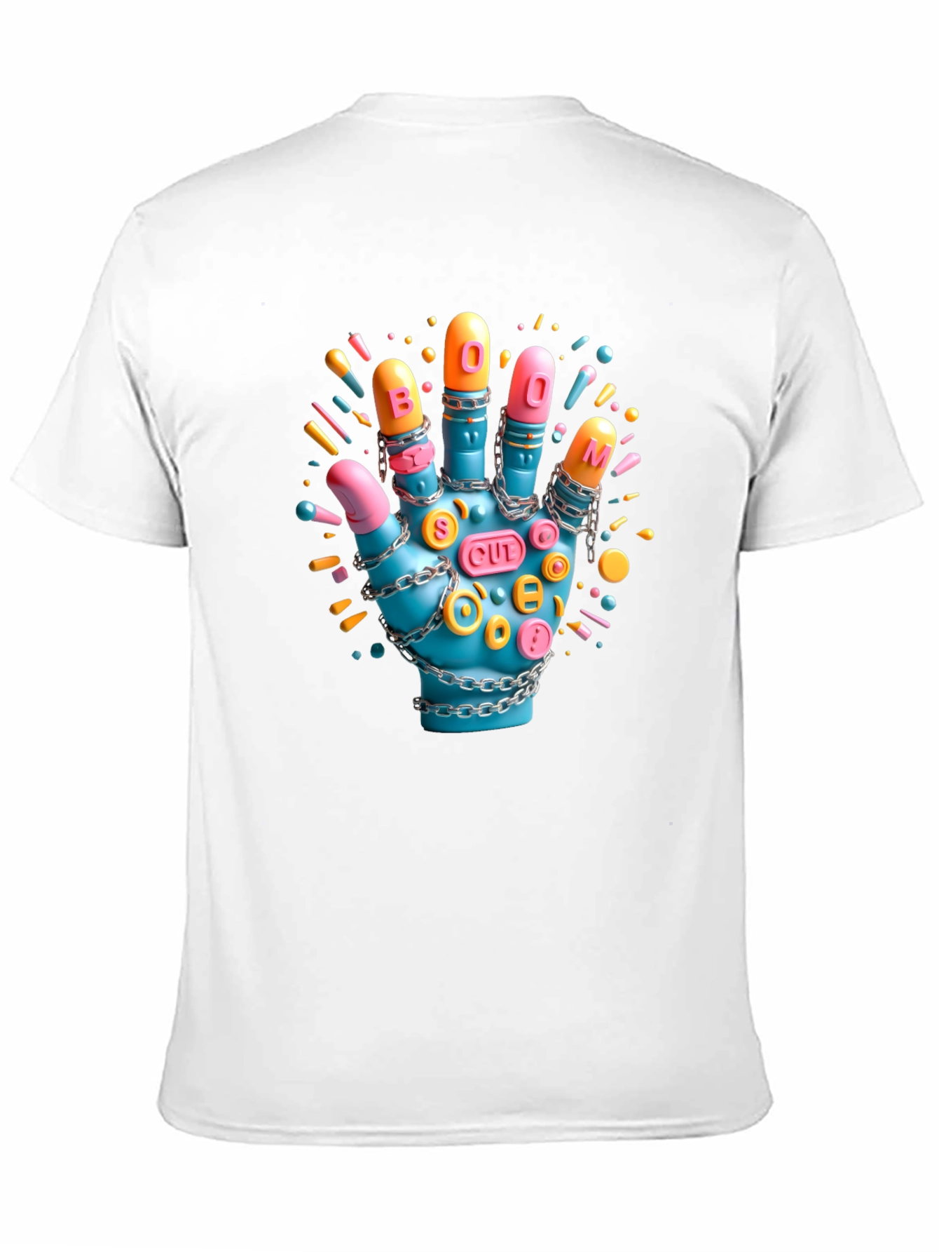 Black Funky "Bonus Score" Graphic Print T-Shirt view 11