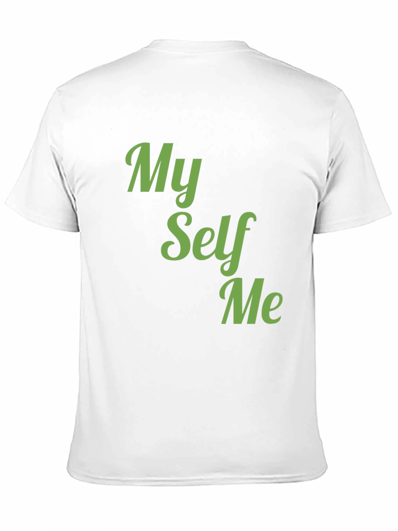 Black My Self Me Graphic Tee - Soft Cotton Blend T-Shirt view 11
