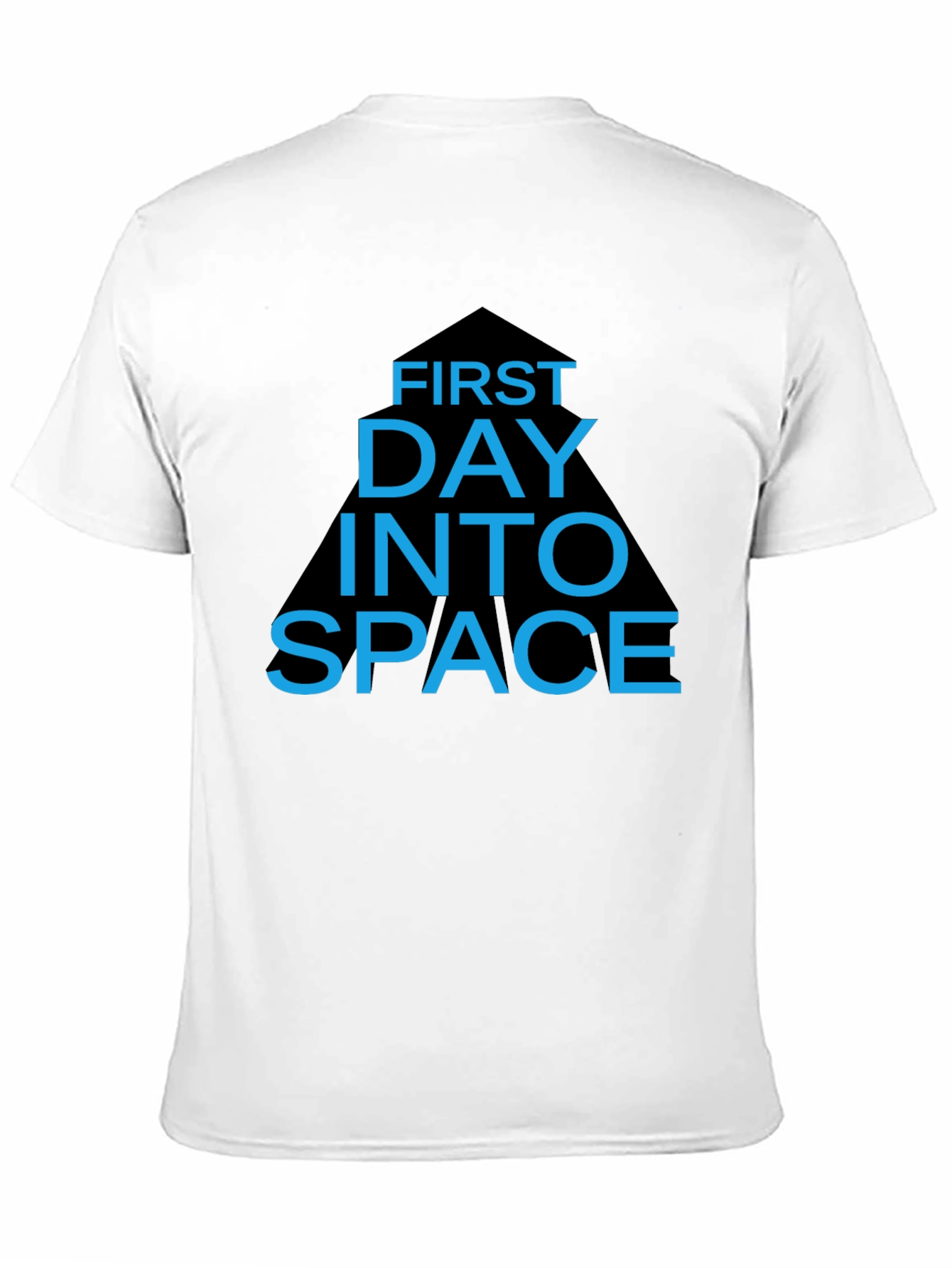 Black First Day Into Space Graphic T-Shirt view 11