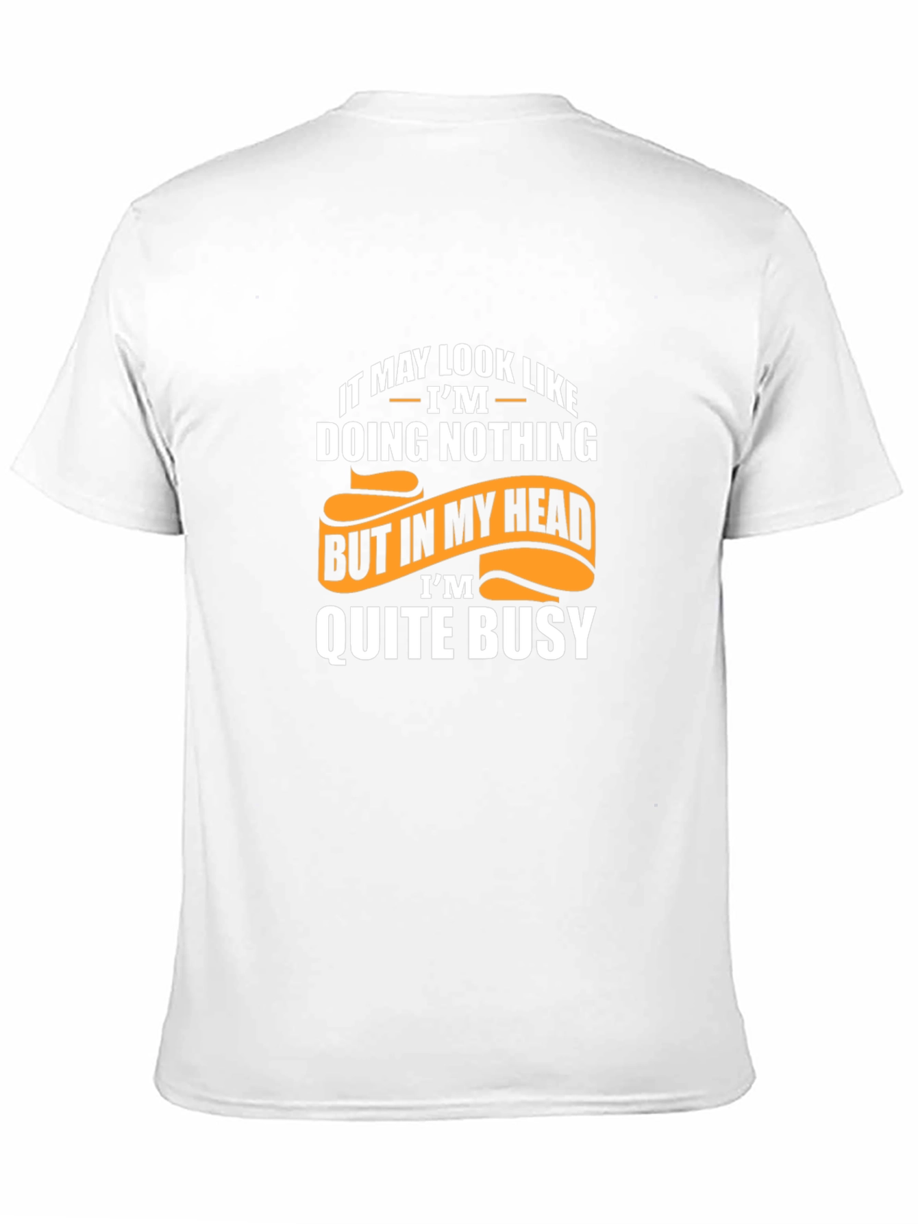 Black Funny "Doing Nothing" Graphic T-Shirt view 11