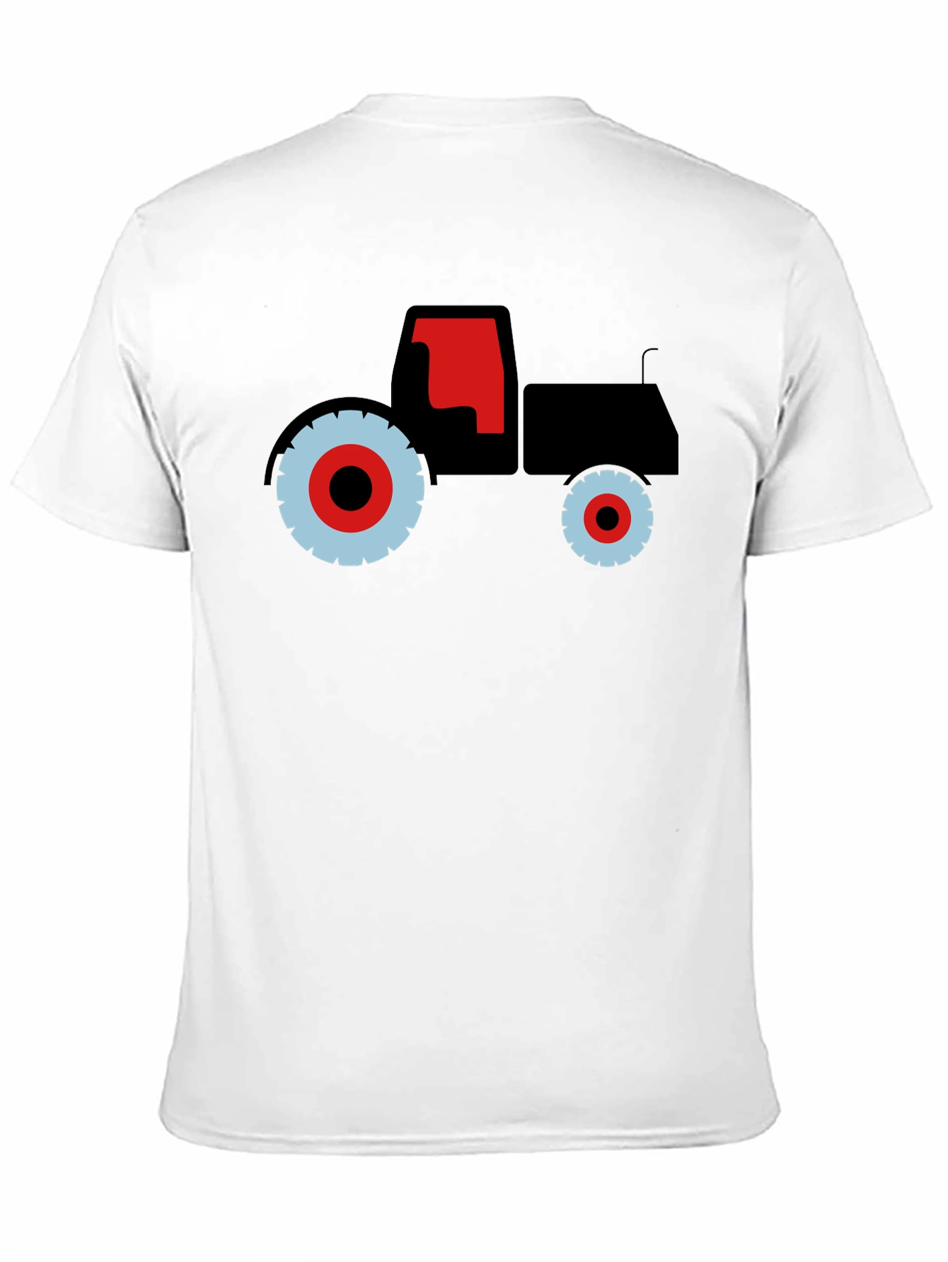 Black Tractor Graphic Tee - Bold Farm Vehicle Design view 11