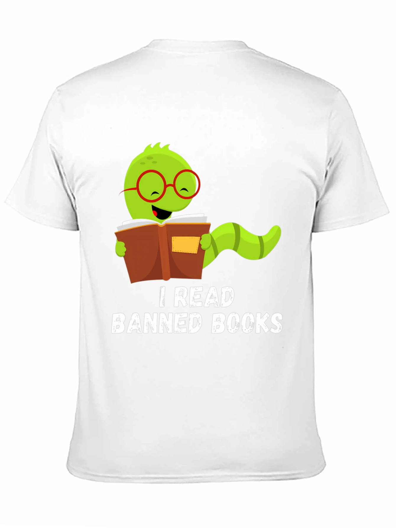 Black I Read Banned Books T-Shirt view 11
