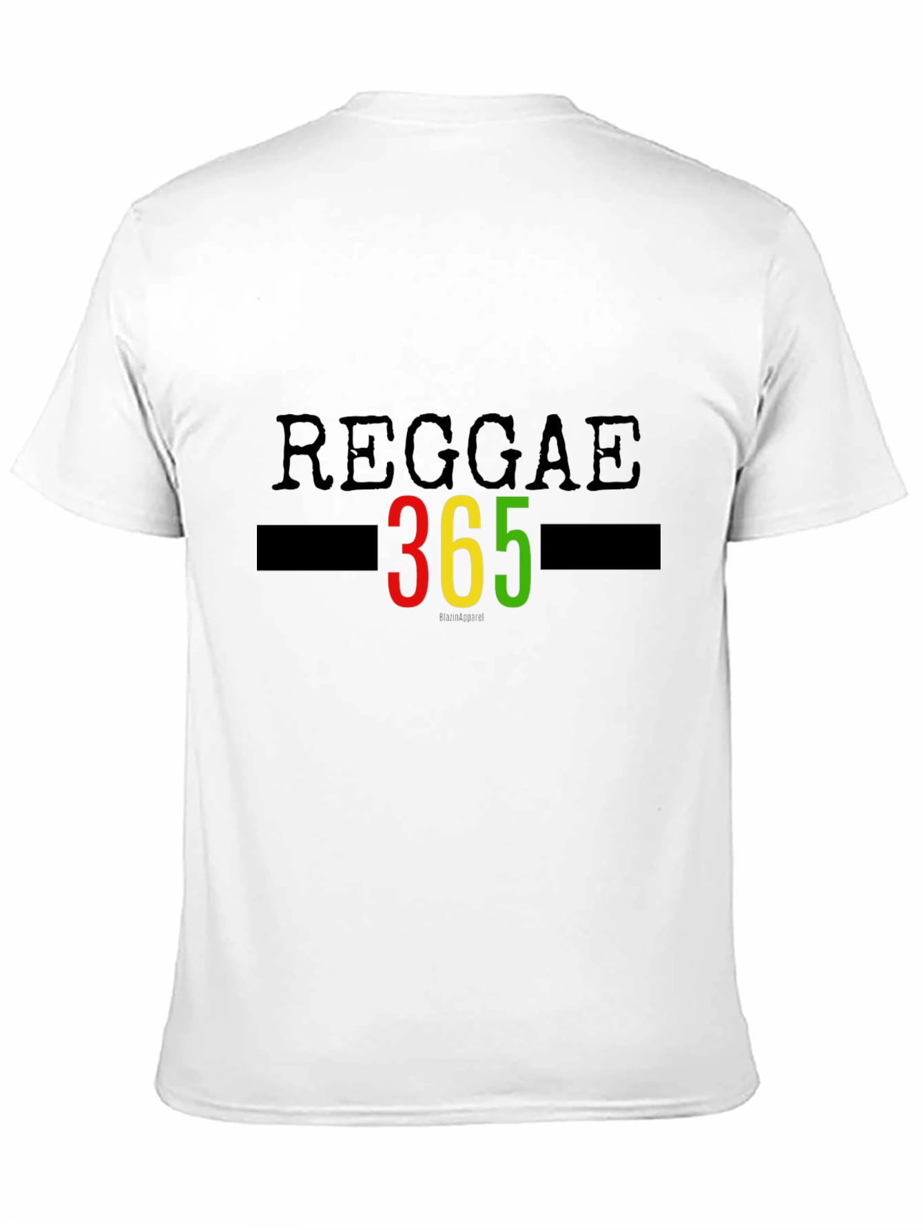 Black Reggae 365 T-Shirt Black Graphic Tee view 11