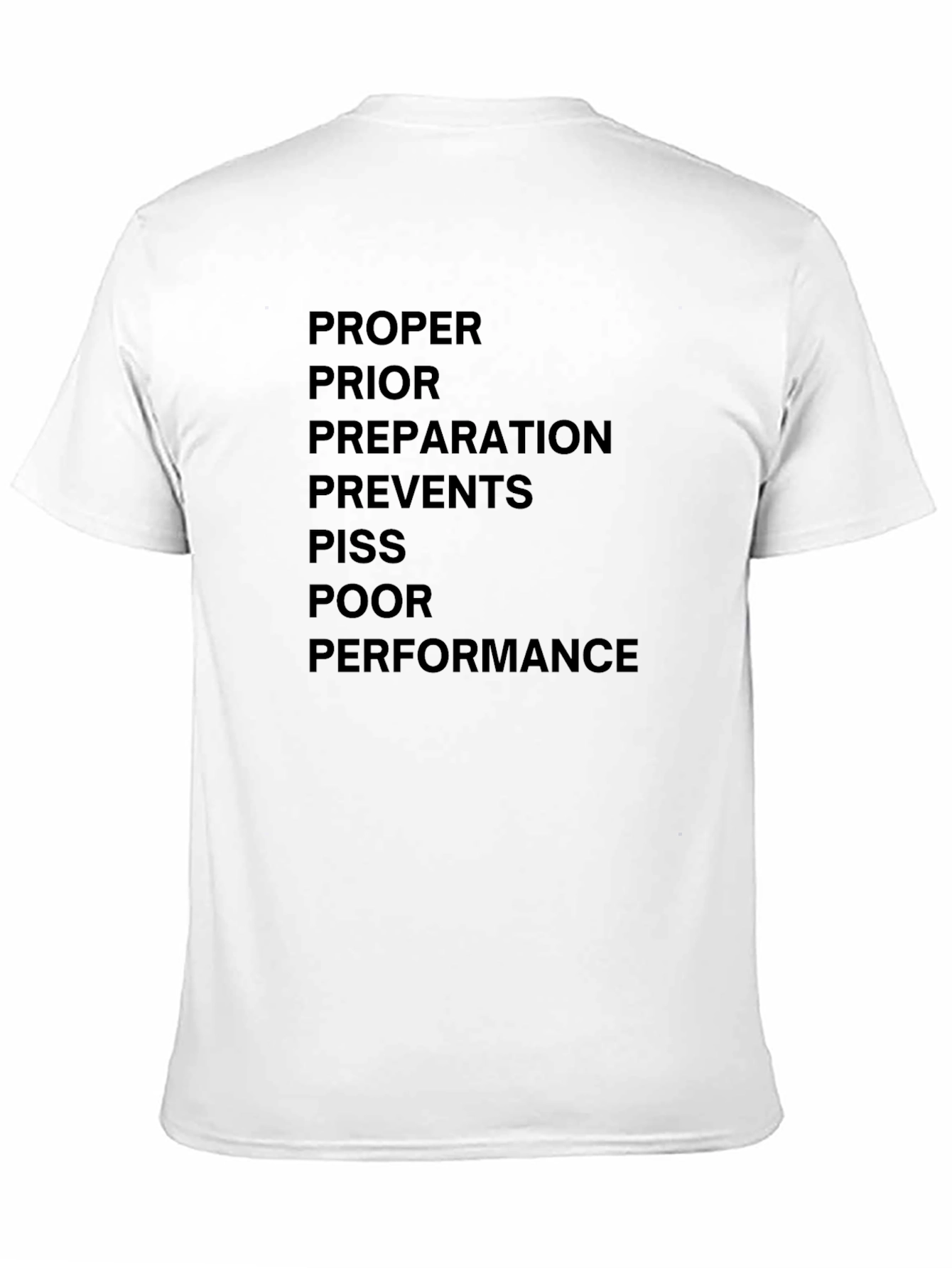 Black Proper Prior Planning T-Shirt view 11