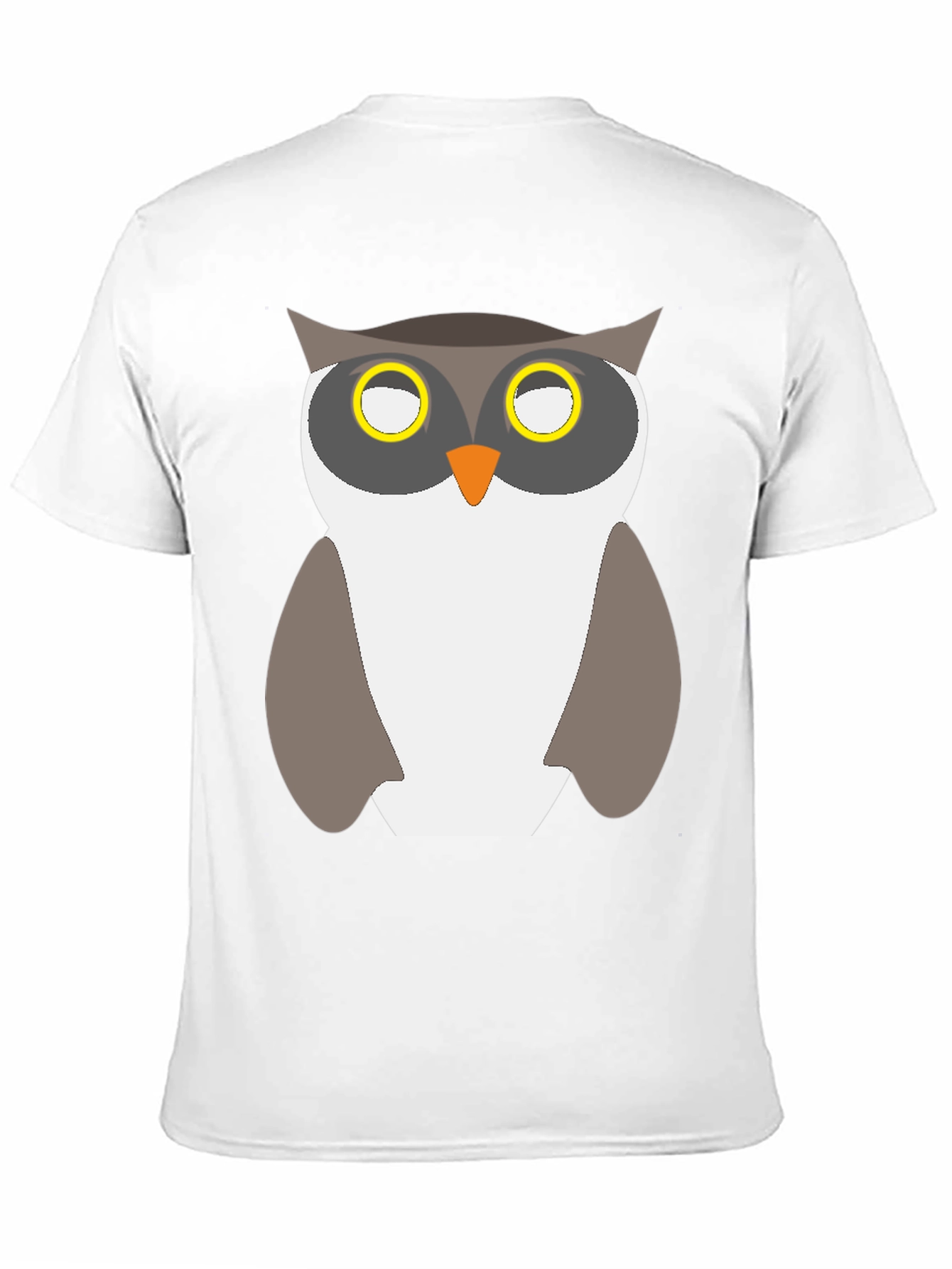 Black Owl Graphic Print Black T-Shirt view 11