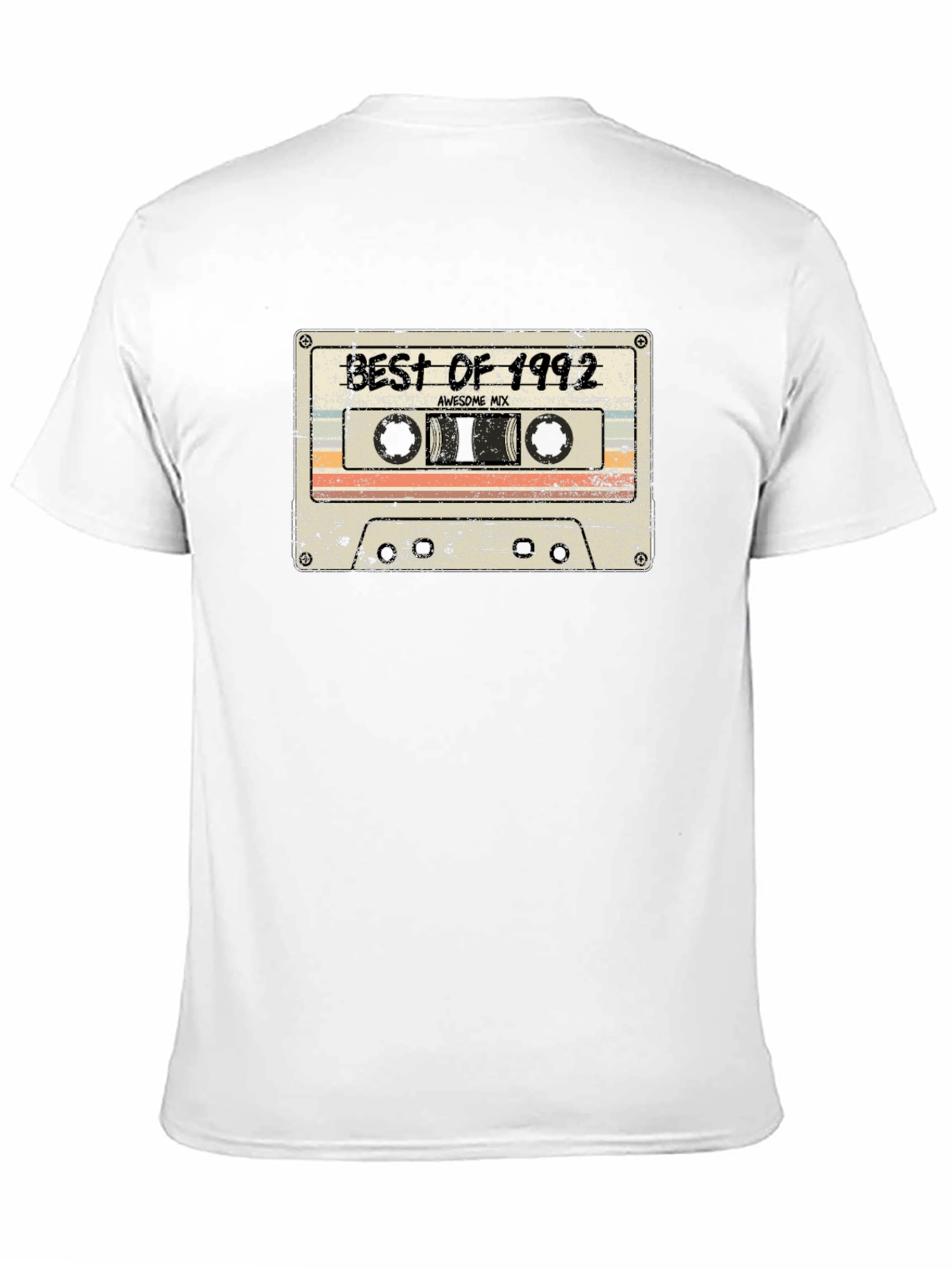Black Best of 1992 Awesome Mix Tape Cassette T-Shirt view 11