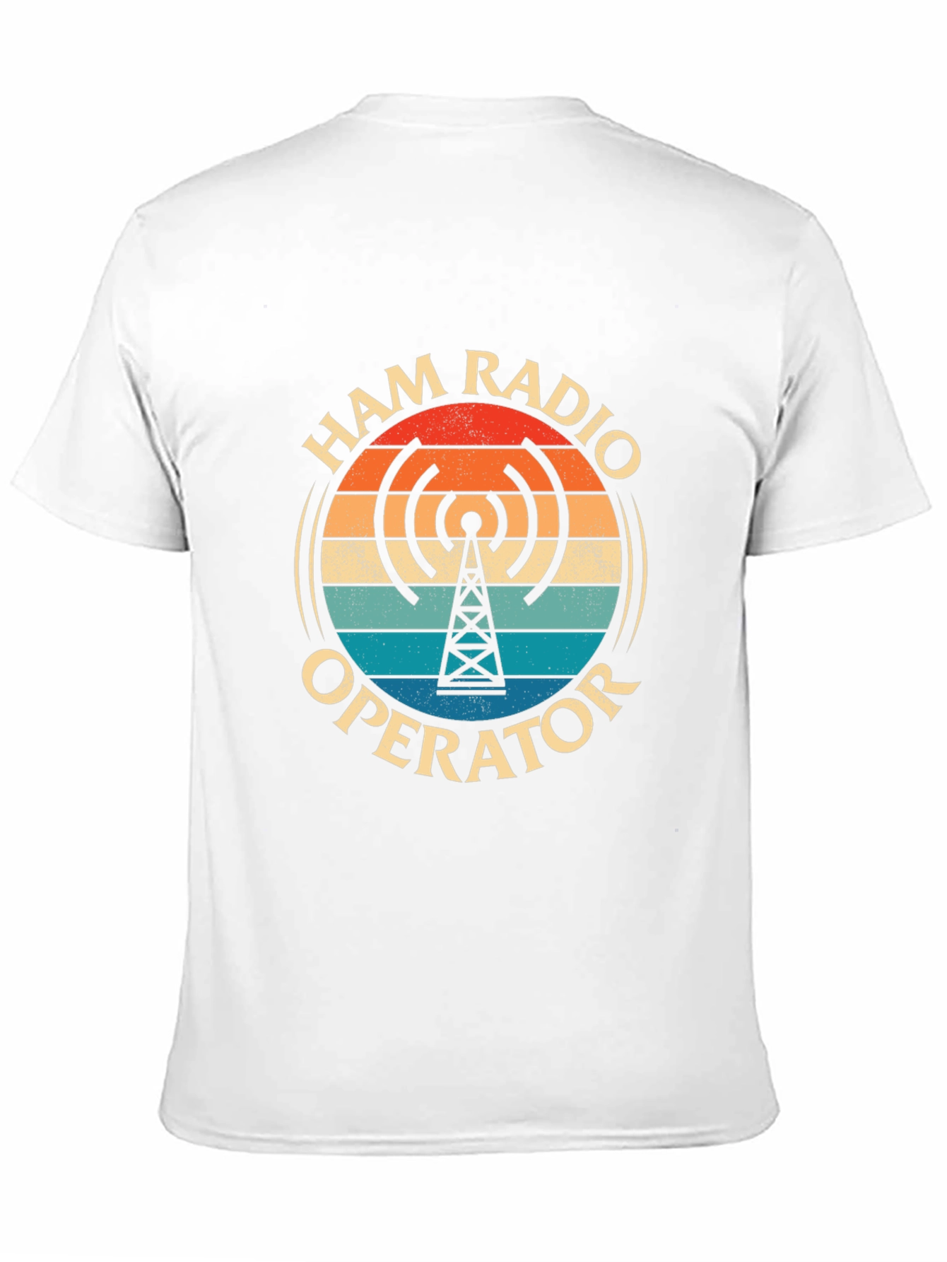 Black Ham Radio Operator T-Shirt - Vintage Design view 11