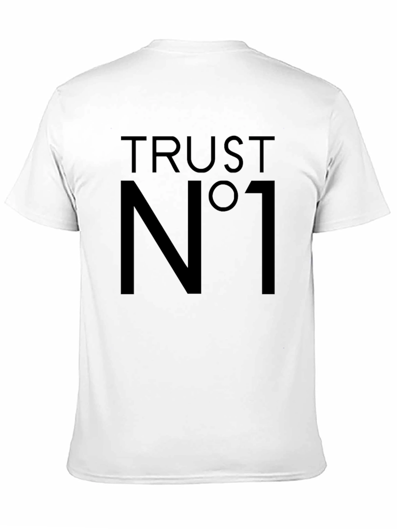 Black Trust No One Black Graphic Tee view 11
