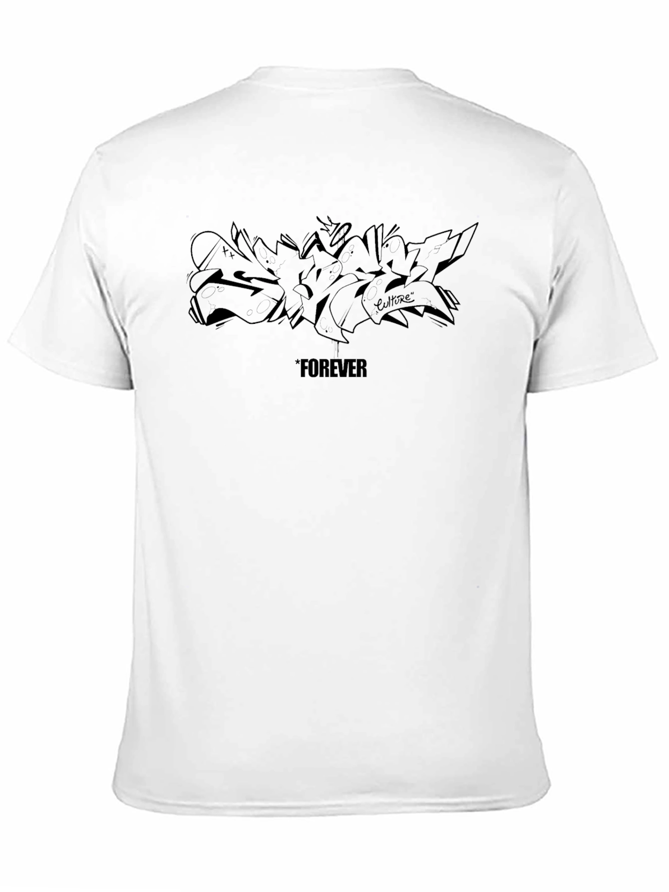 Black Forever Culture Black Graphic Tee view 11