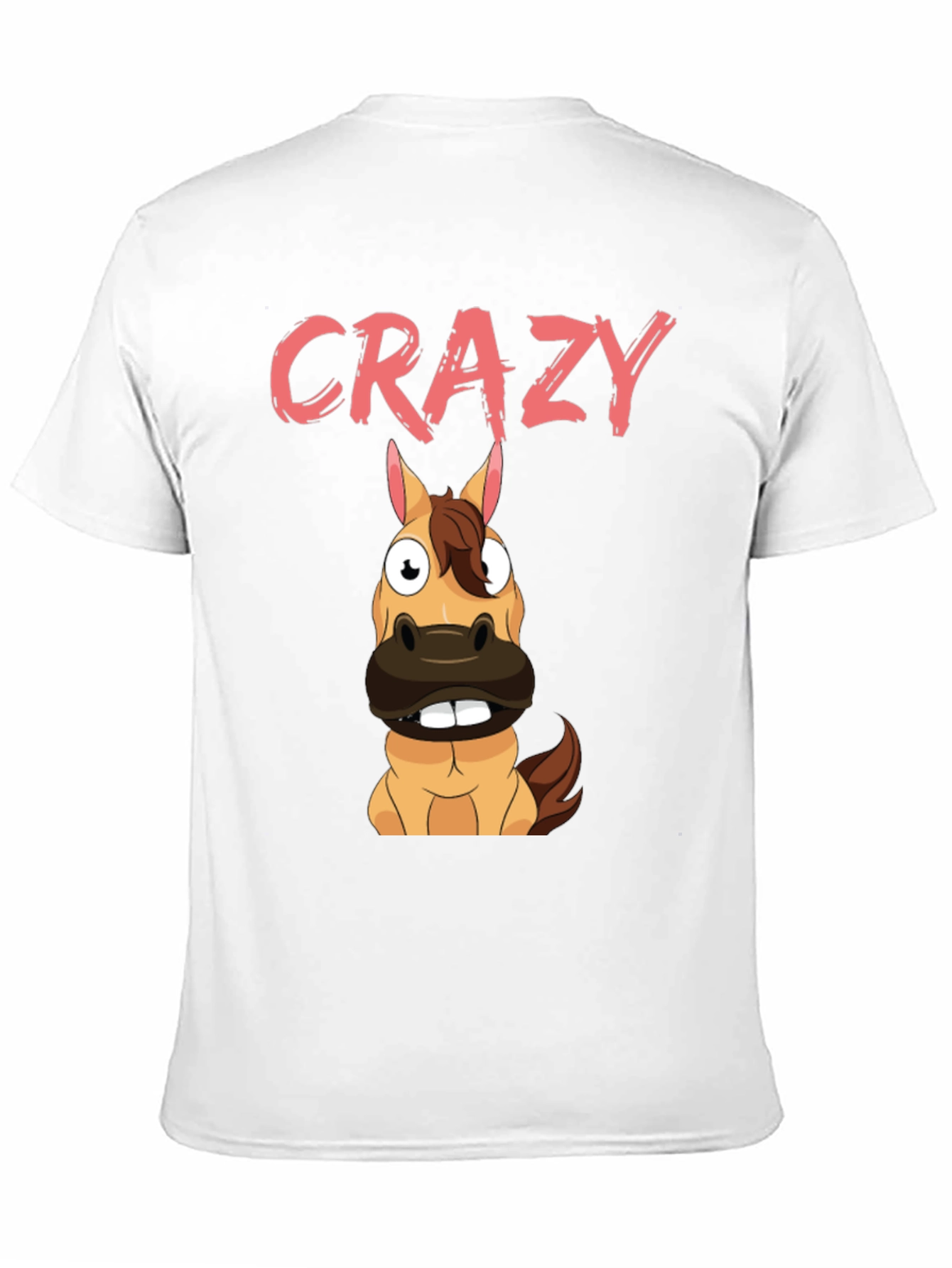 Black Crazy Horse Graphic Tee - Black Cotton Blend view 11