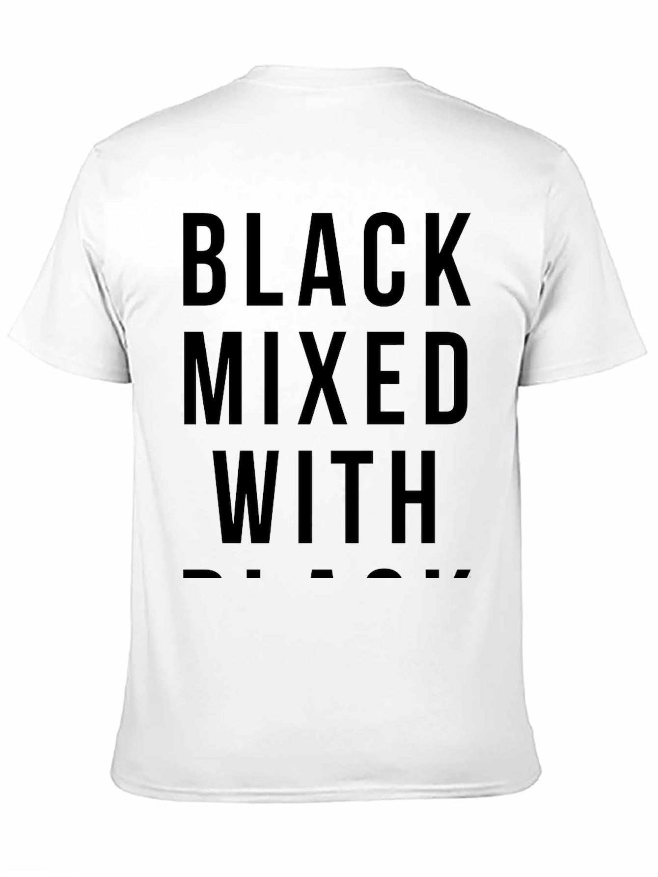 Black Black Mixed With T-Shirt view 11