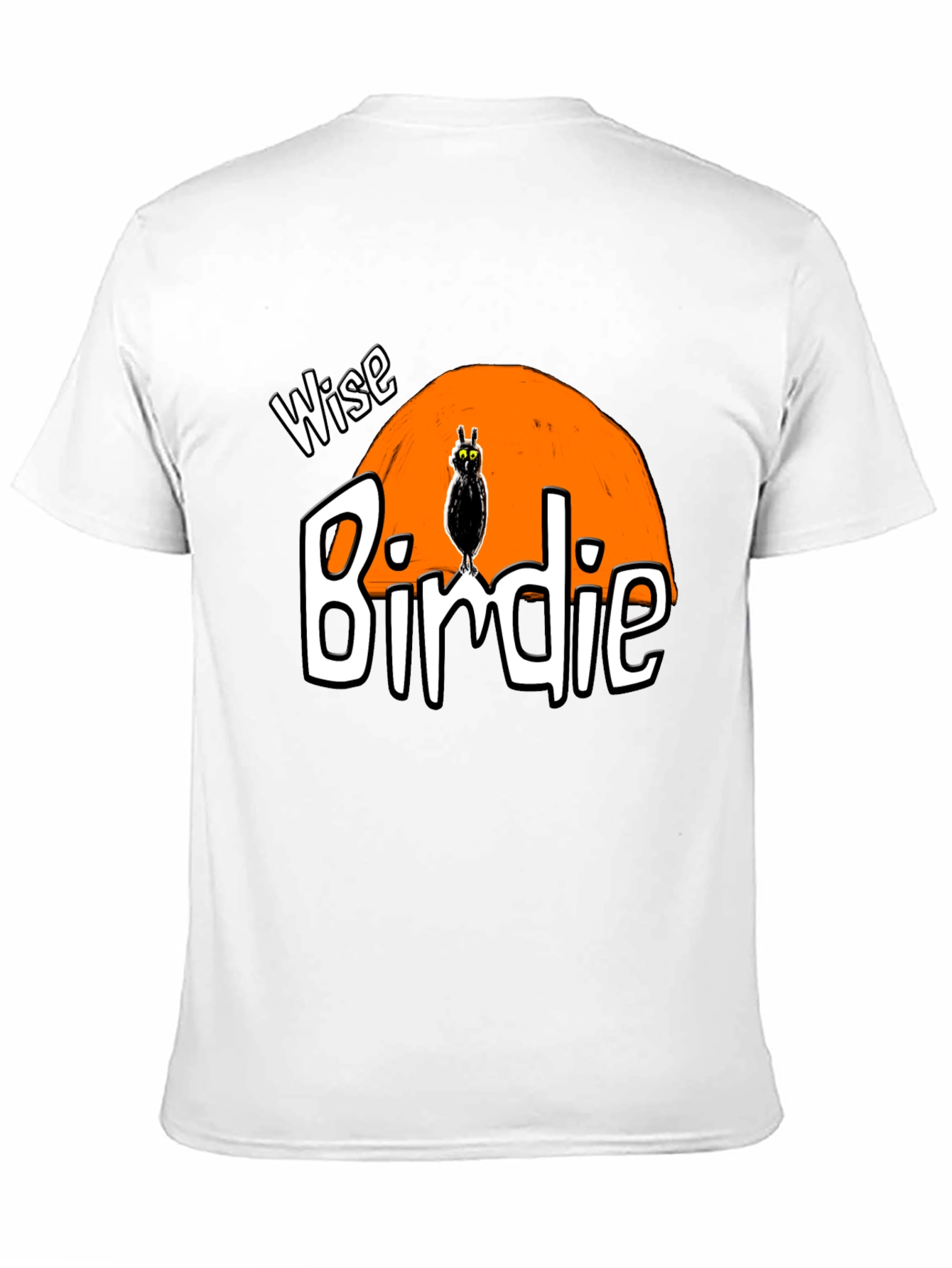 Black Wise Birdie Graphic T-Shirt - Unisex view 11