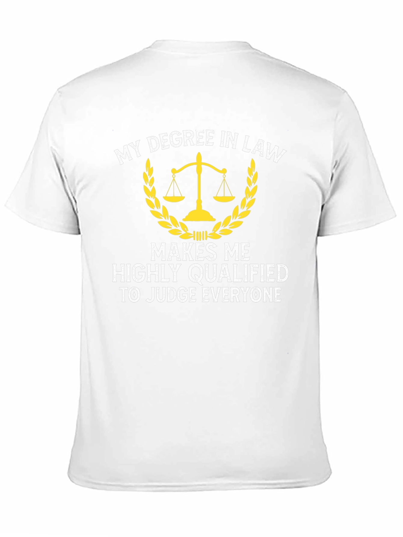 Law Degree Judge T-Shirt - Legal Humor - 11