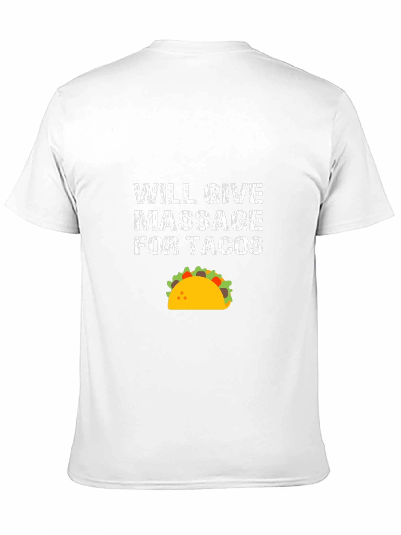 Black Will Give Massage For Tacos Funny T-Shirt view 11