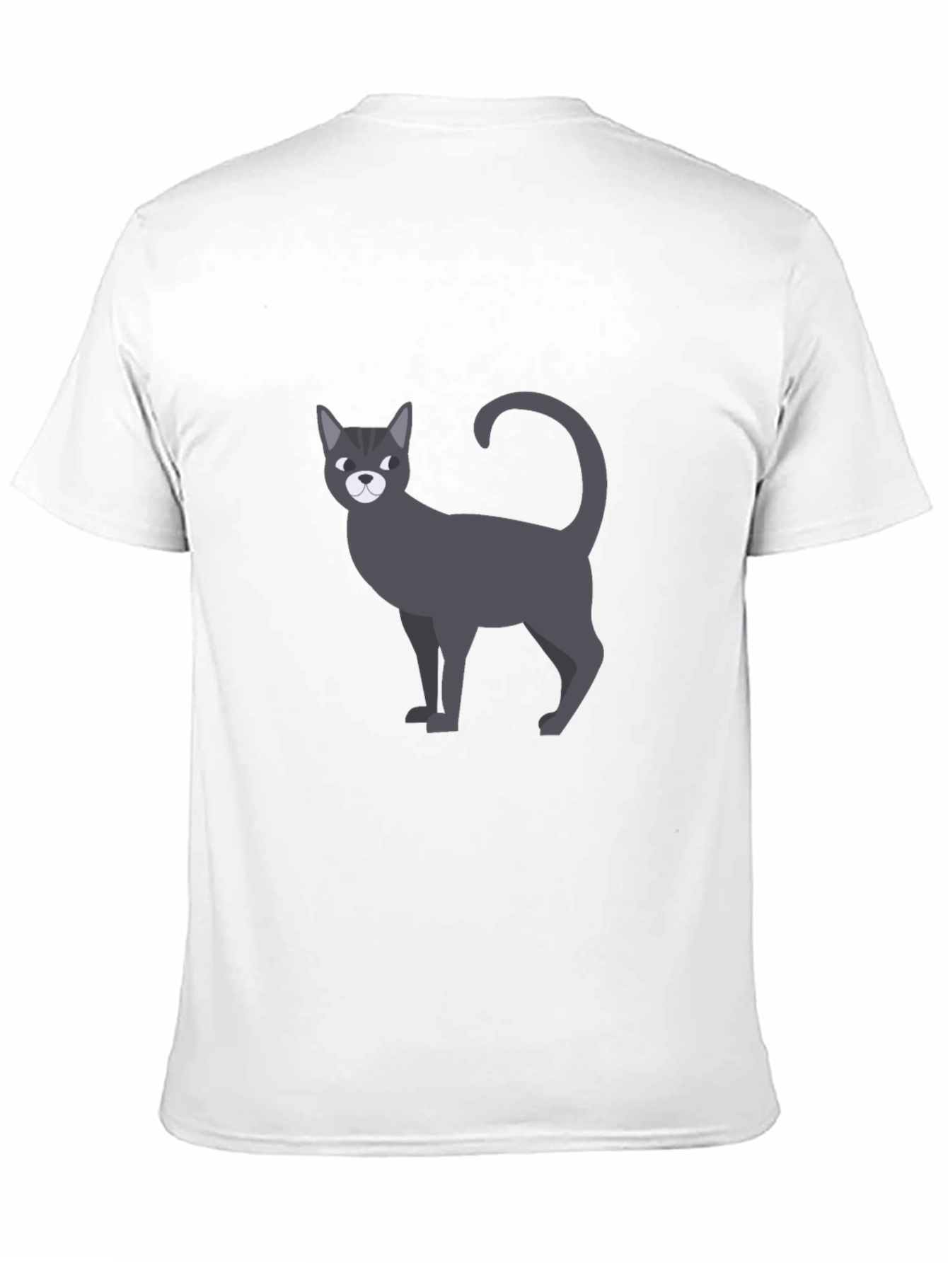 Black Cool Cat Graphic T-Shirt - Men's Black Tee view 11