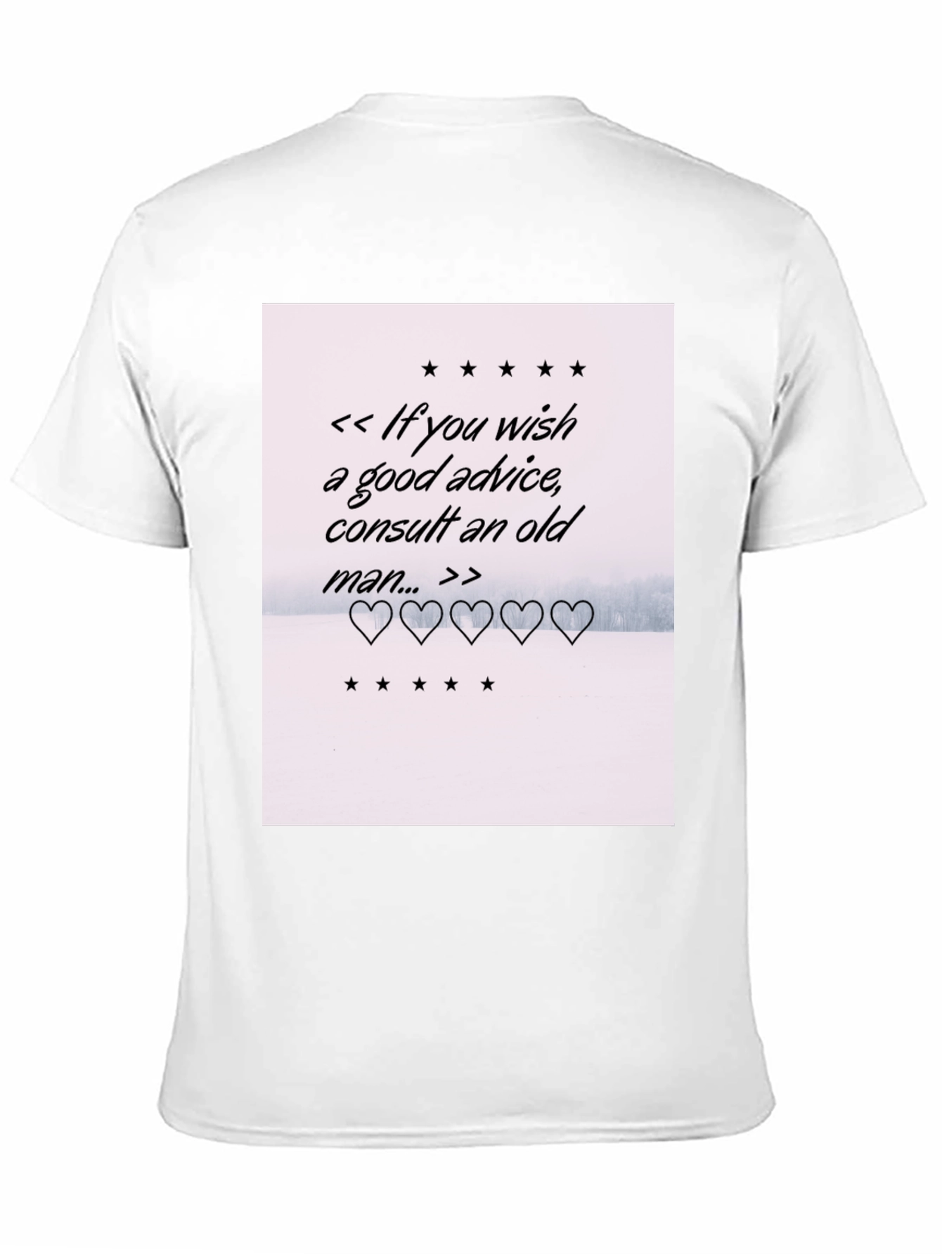 Black Consult An Old Man Advice Graphic Tee view 11