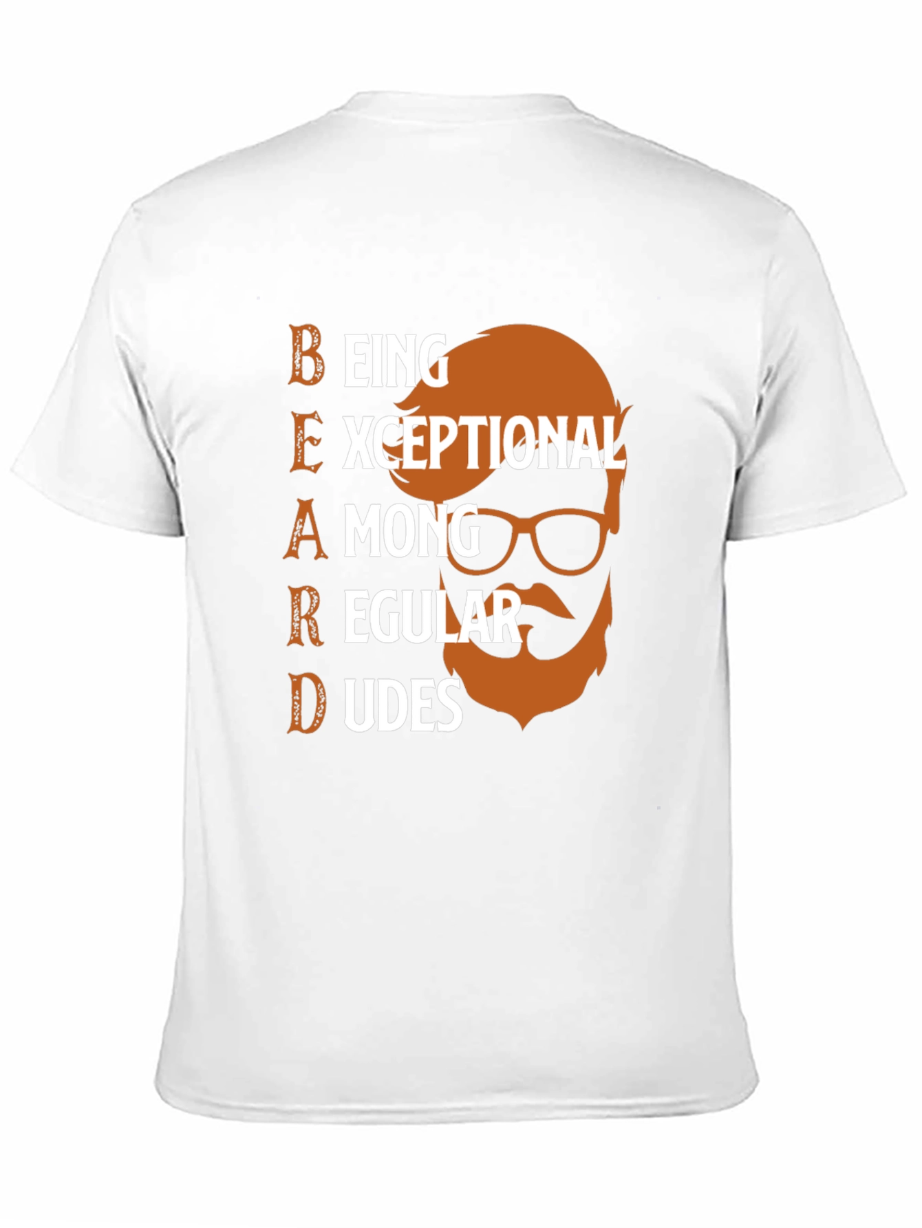 Black Beard Exceptional Among Regular Dudes Graphic T-Shirt view 11
